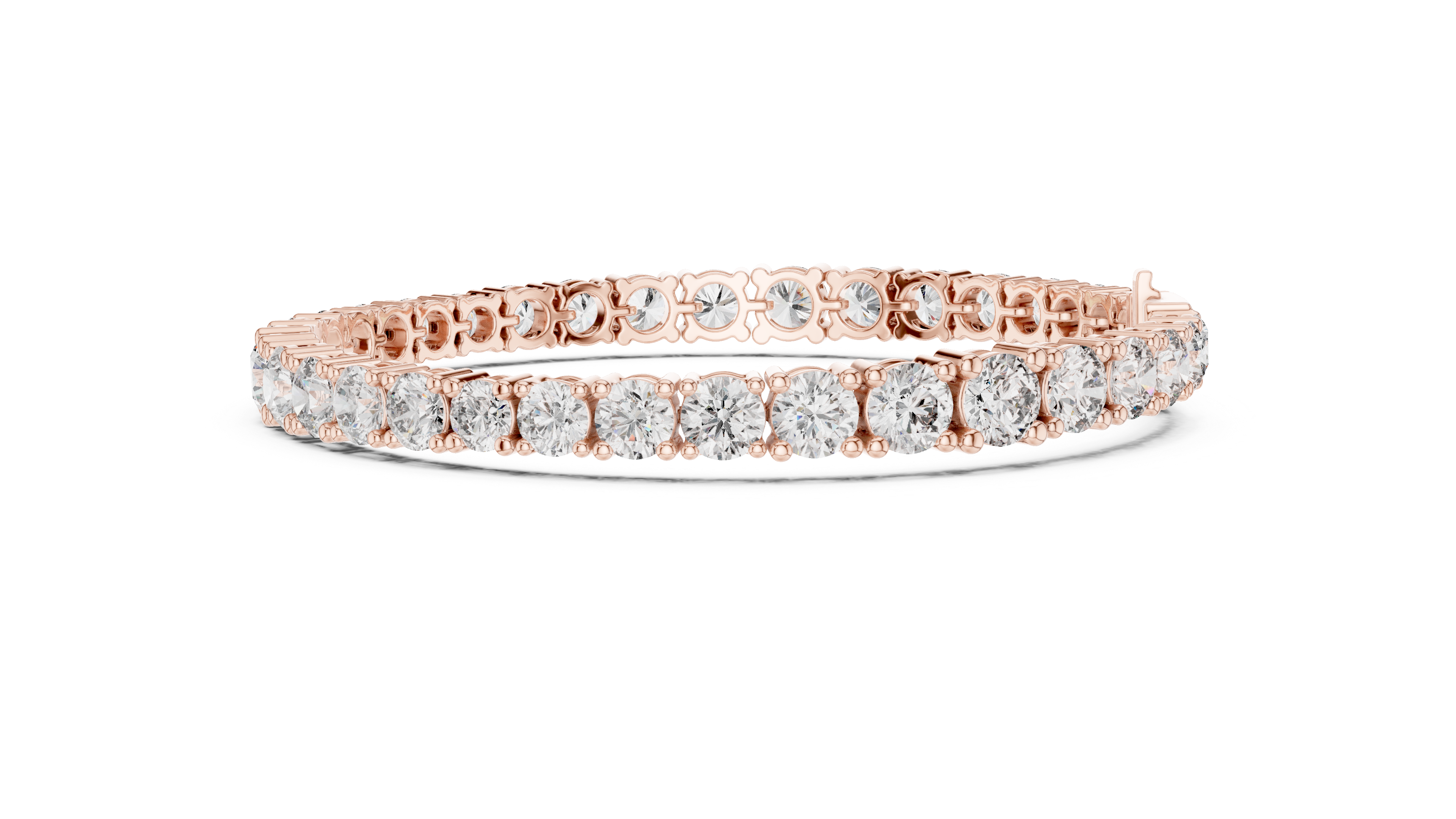 Diamond Tennis Bracelet with Prong Setting