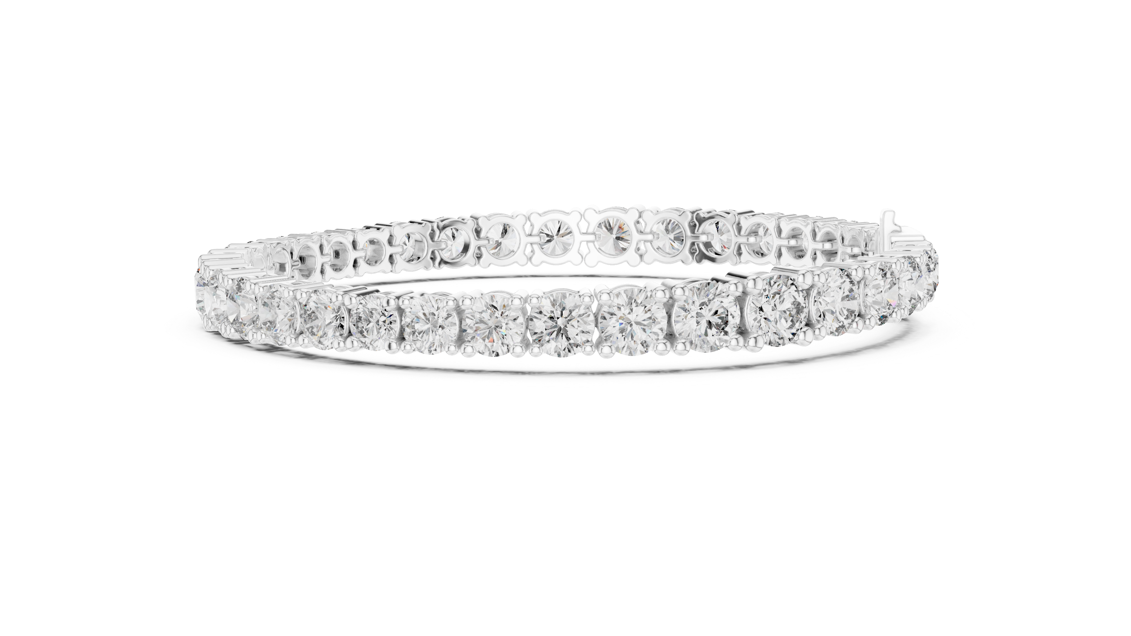 Diamond Tennis Bracelet with Prong Setting