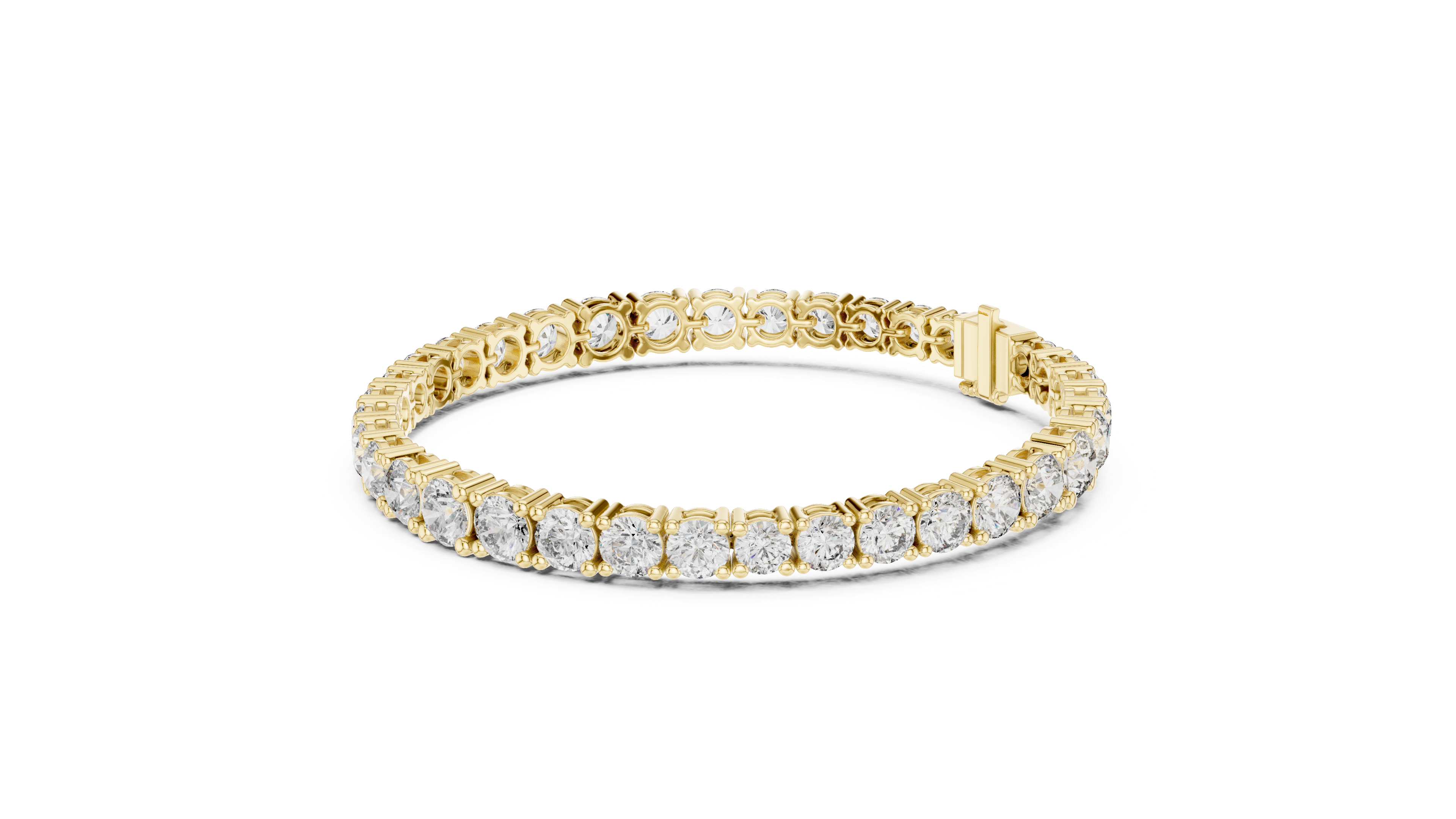 Diamond Tennis Bracelet with Prong Setting