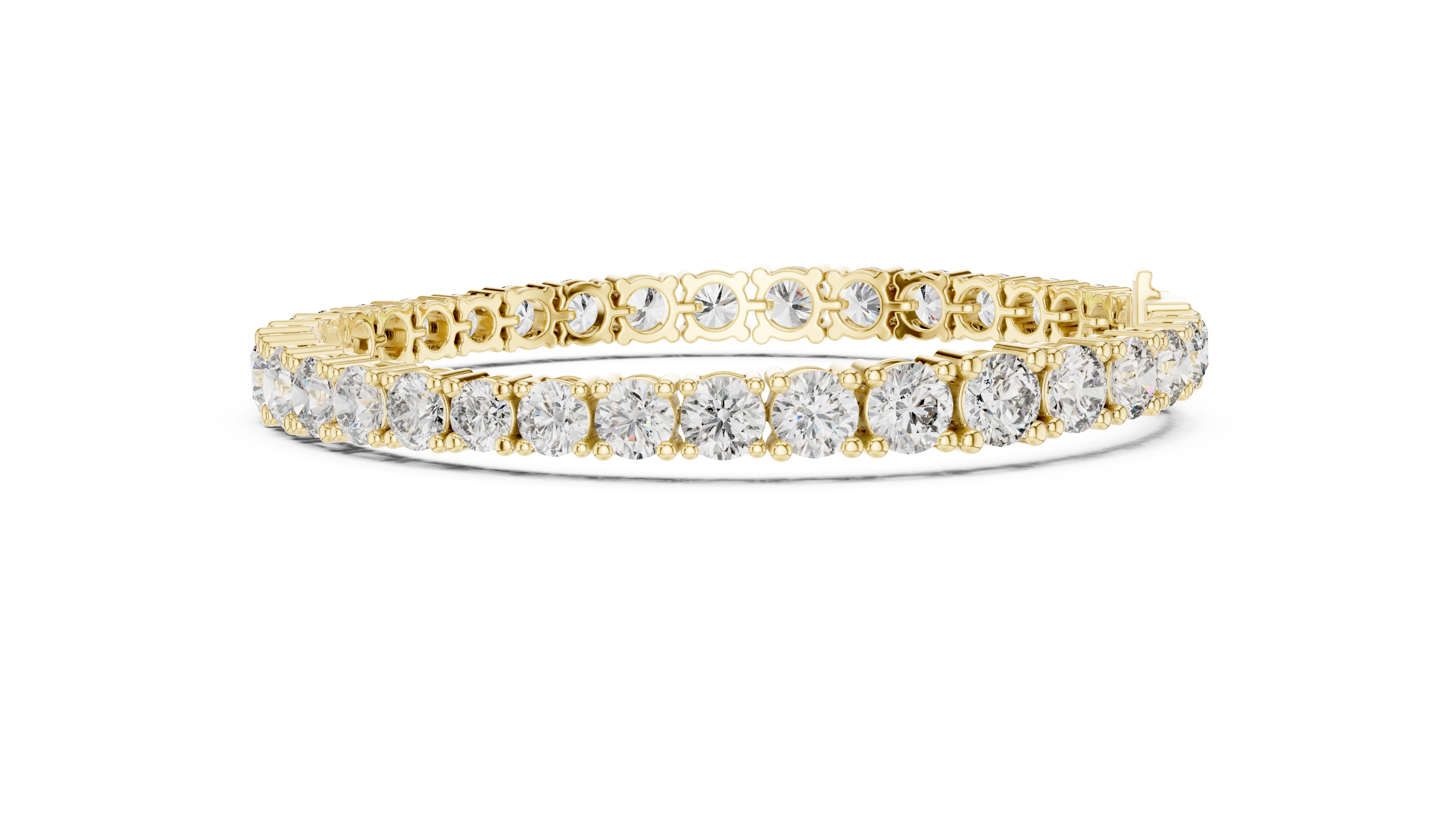 Diamond Tennis Bracelet with Prong Setting