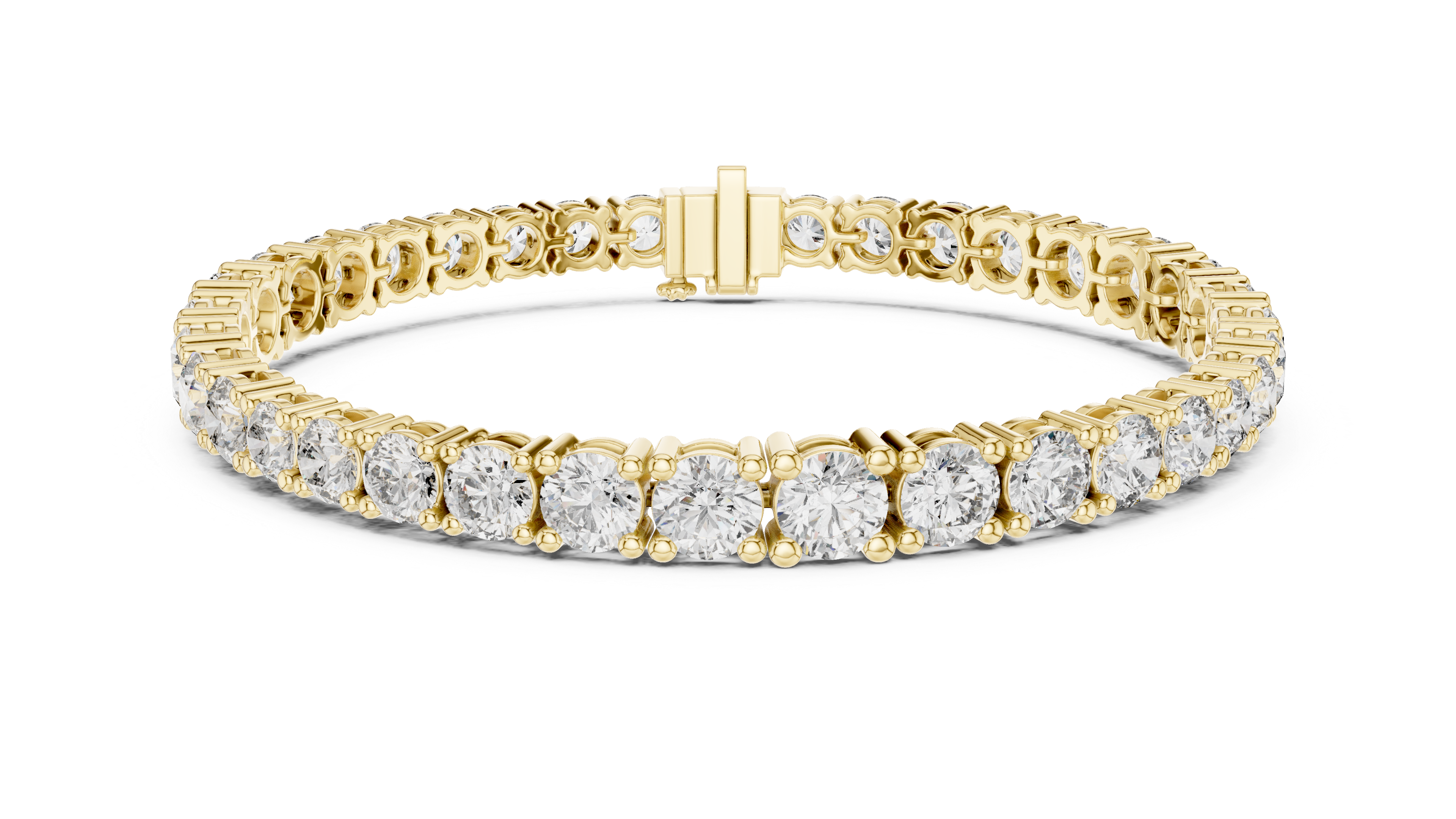 Diamond Tennis Bracelet with Prong Setting