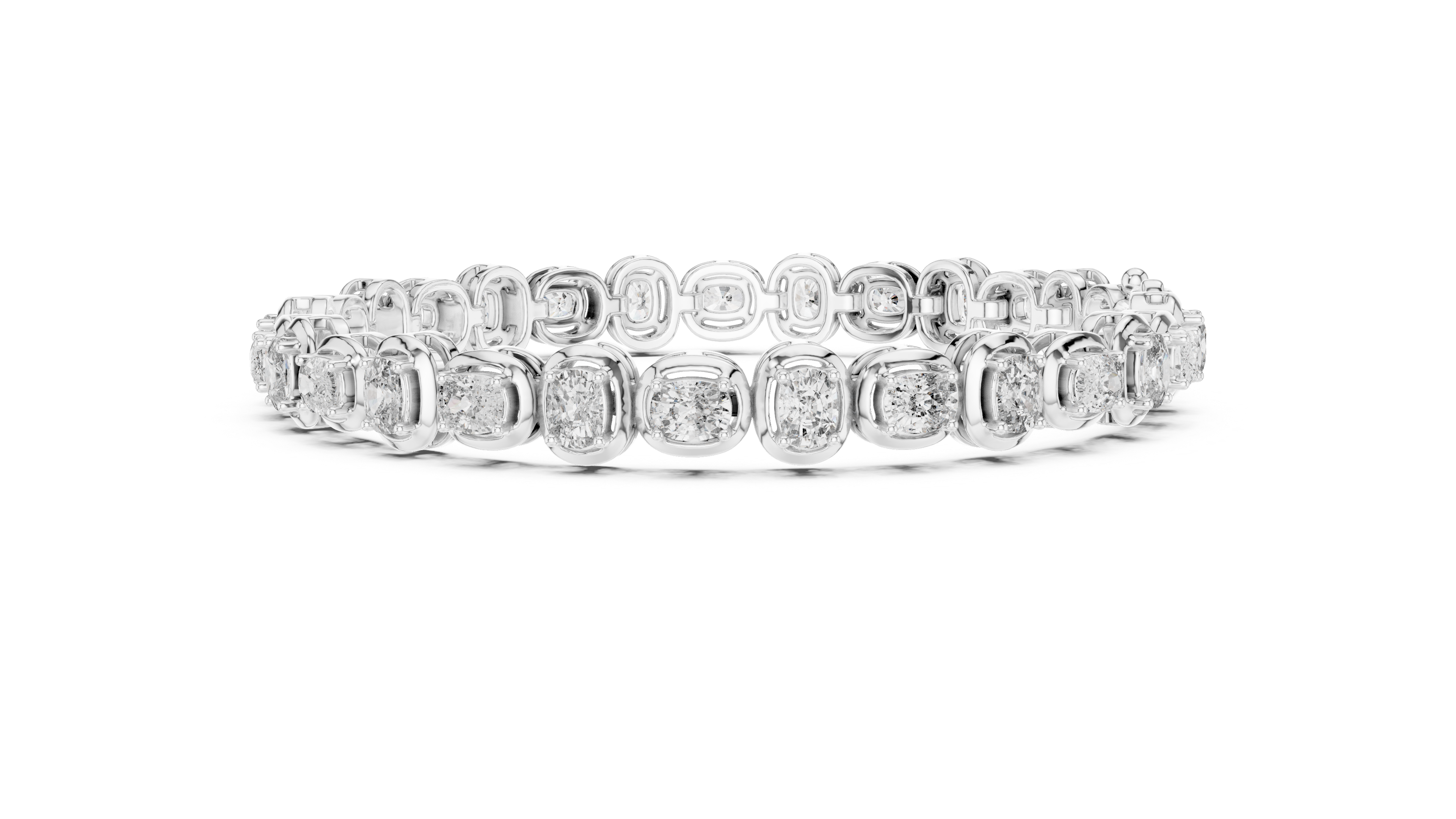 Featuring Sparkling Cushion-Set Diamonds