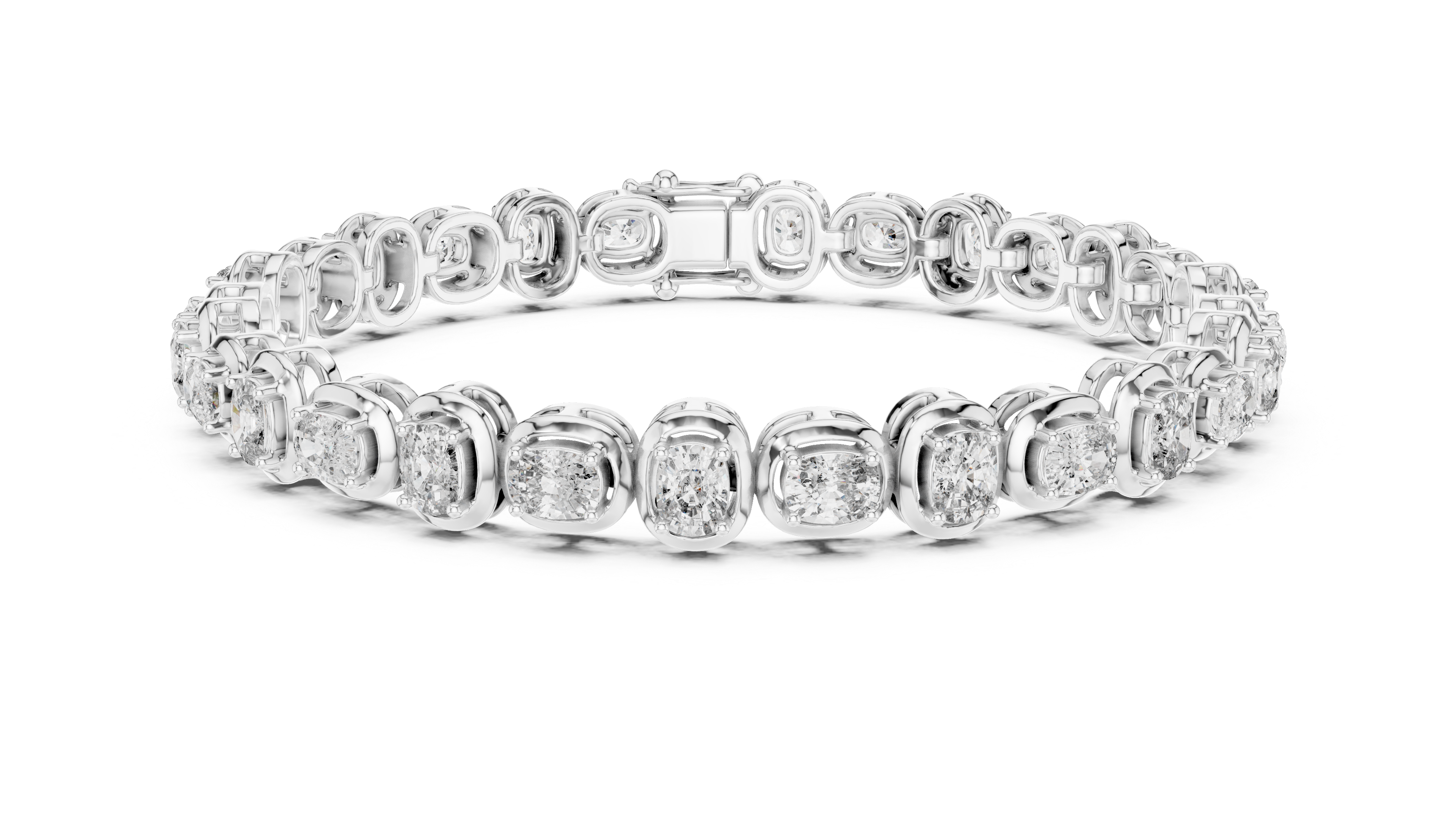 Featuring Sparkling Cushion-Set Diamonds