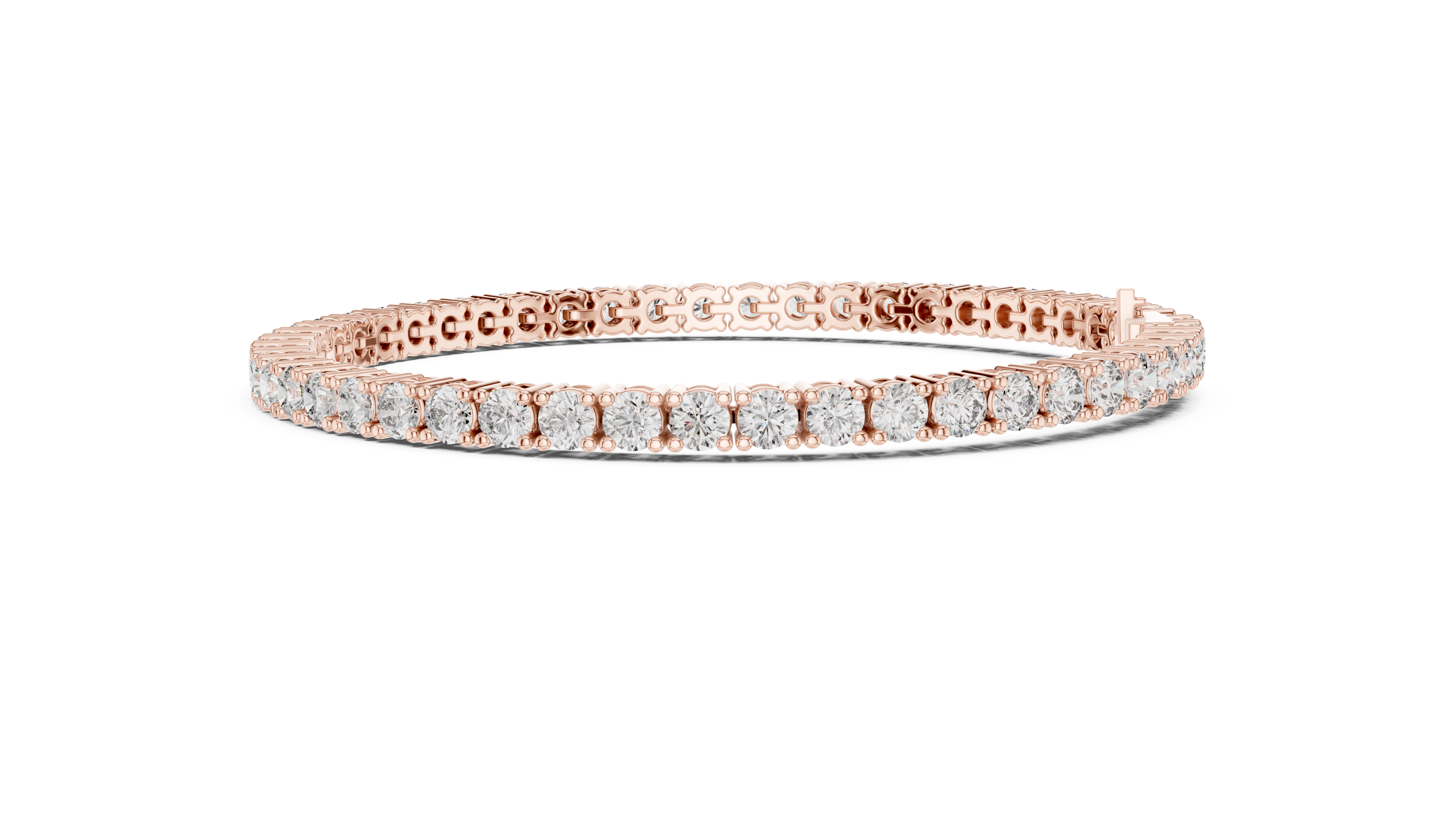 Round Brilliant Diamond Tennis Bracelet