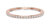 Round Brilliant Diamond Tennis Bracelet