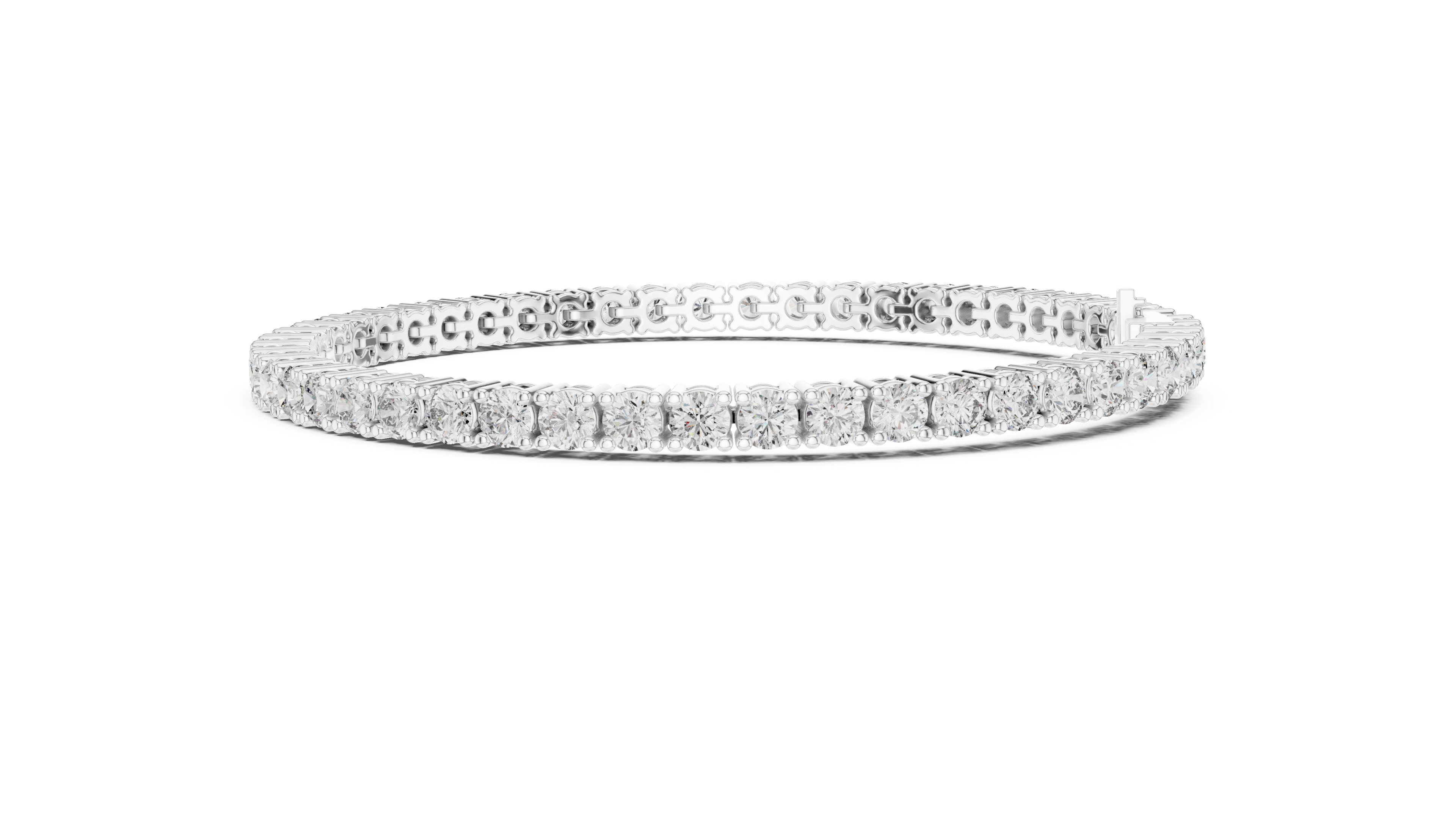 Round Brilliant Diamond Tennis Bracelet