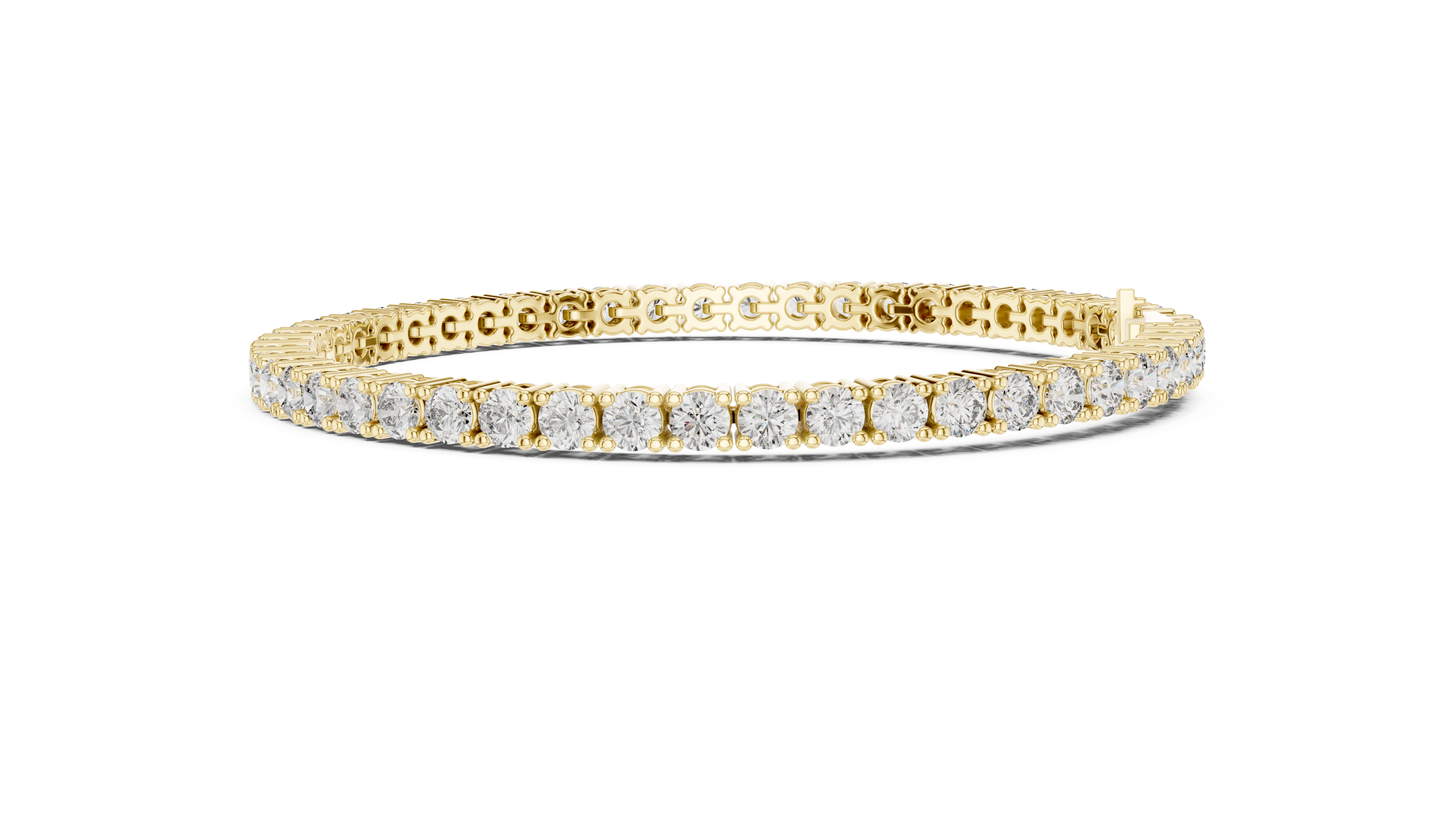 Round Brilliant Diamond Tennis Bracelet