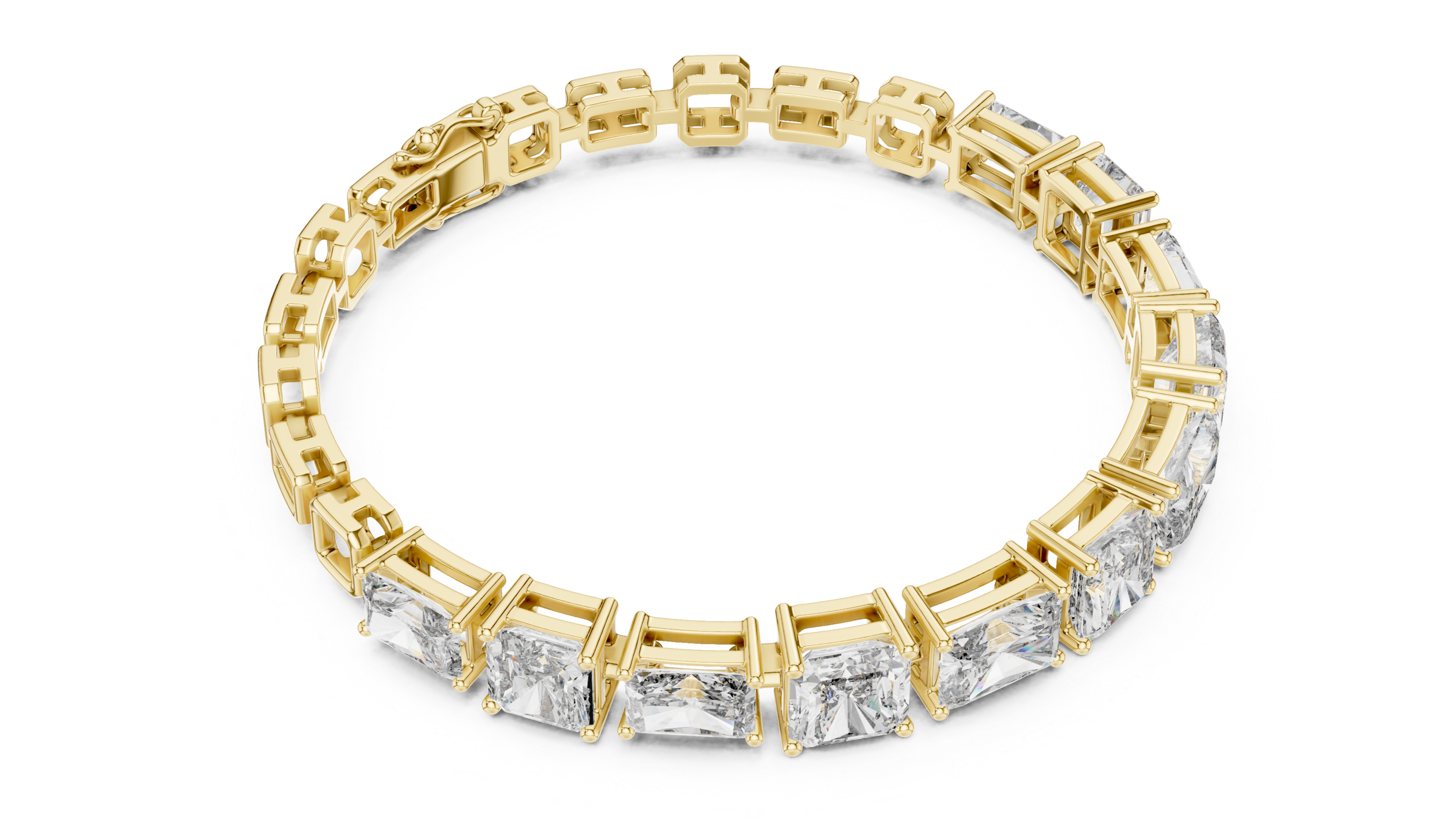 Elegant Rose Gold Diamond Bracelet