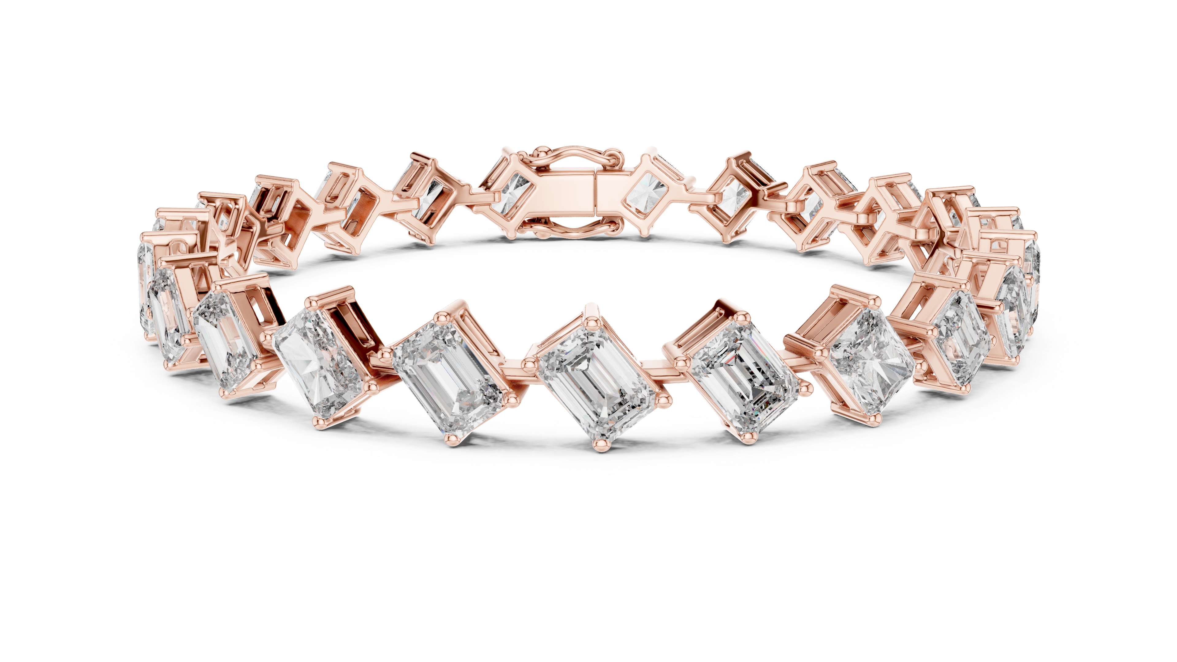 Elegant Square Diamond Bracelet