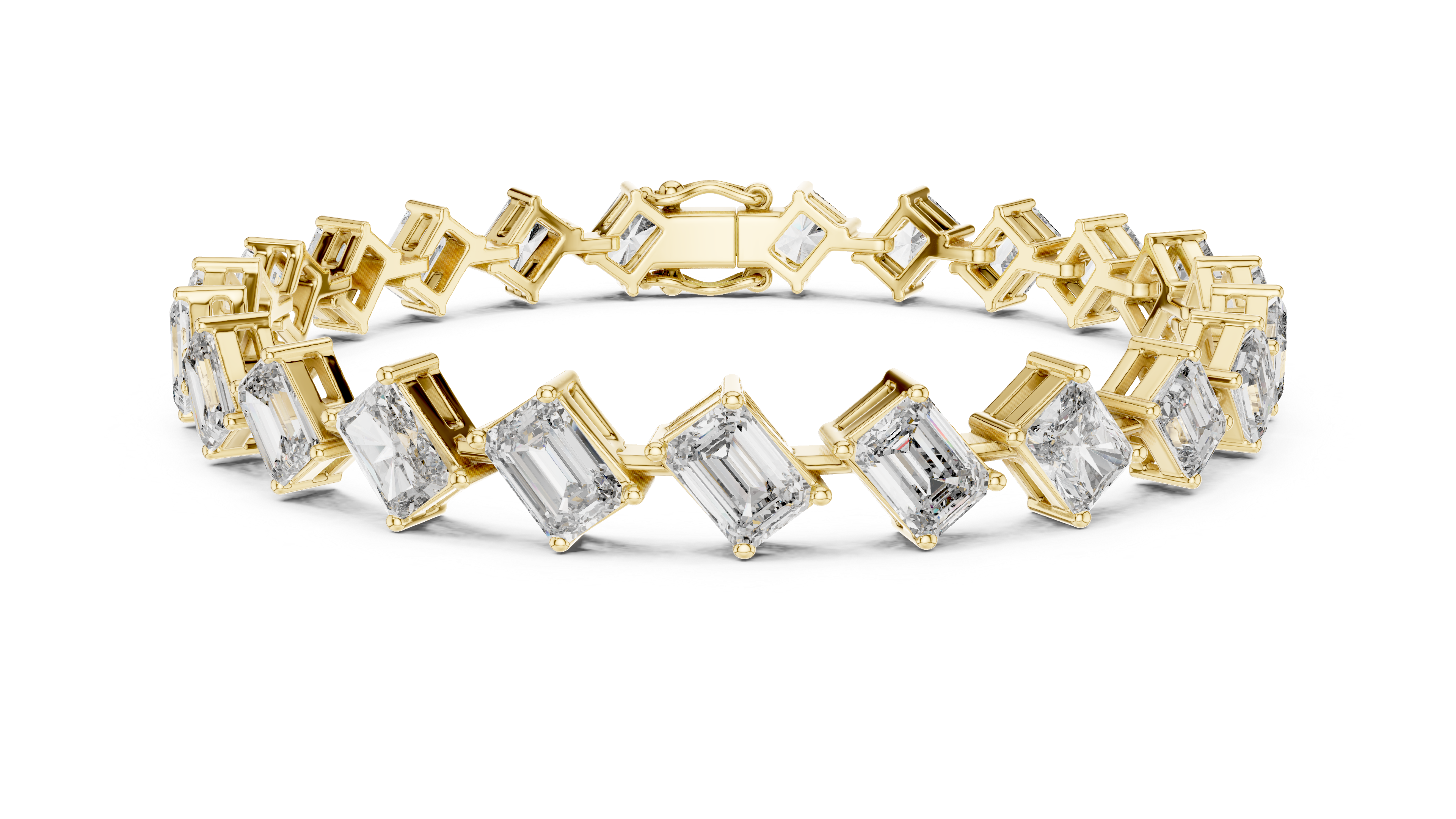 Elegant Square Diamond Bracelet