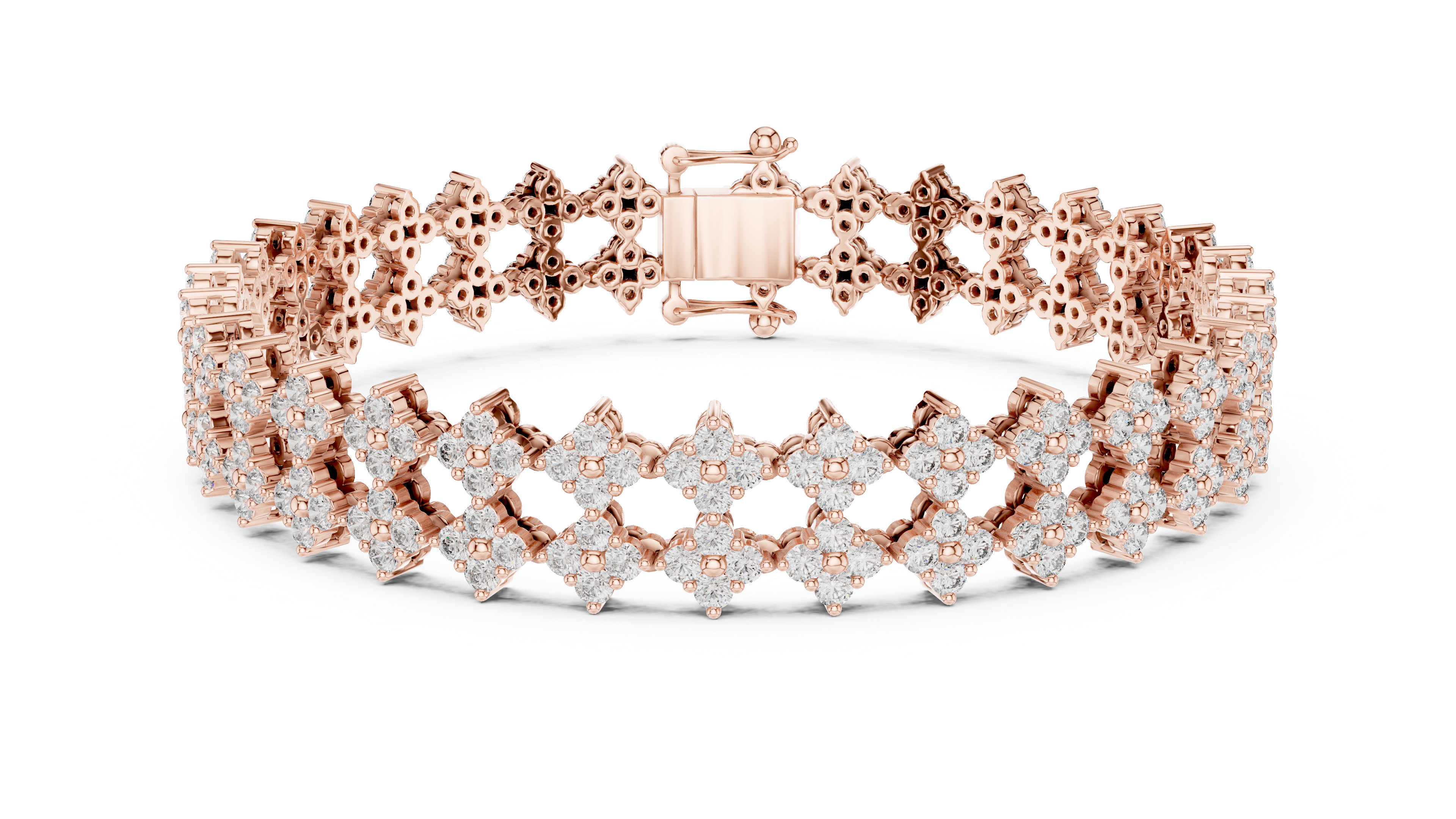 Lattice Diamond Bracelet