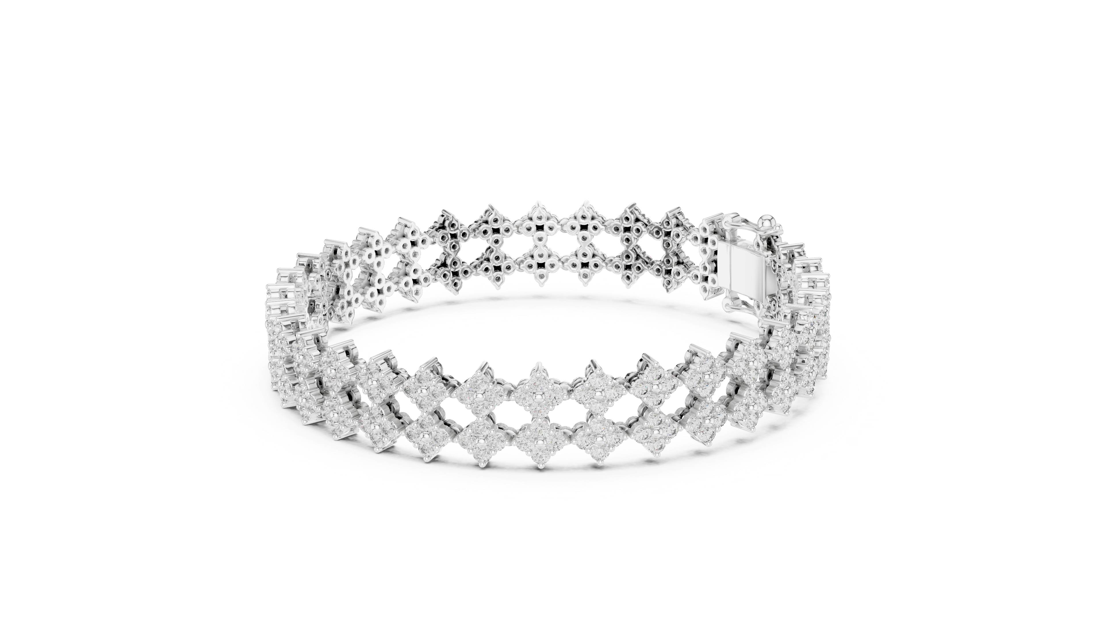 Lattice Diamond Bracelet