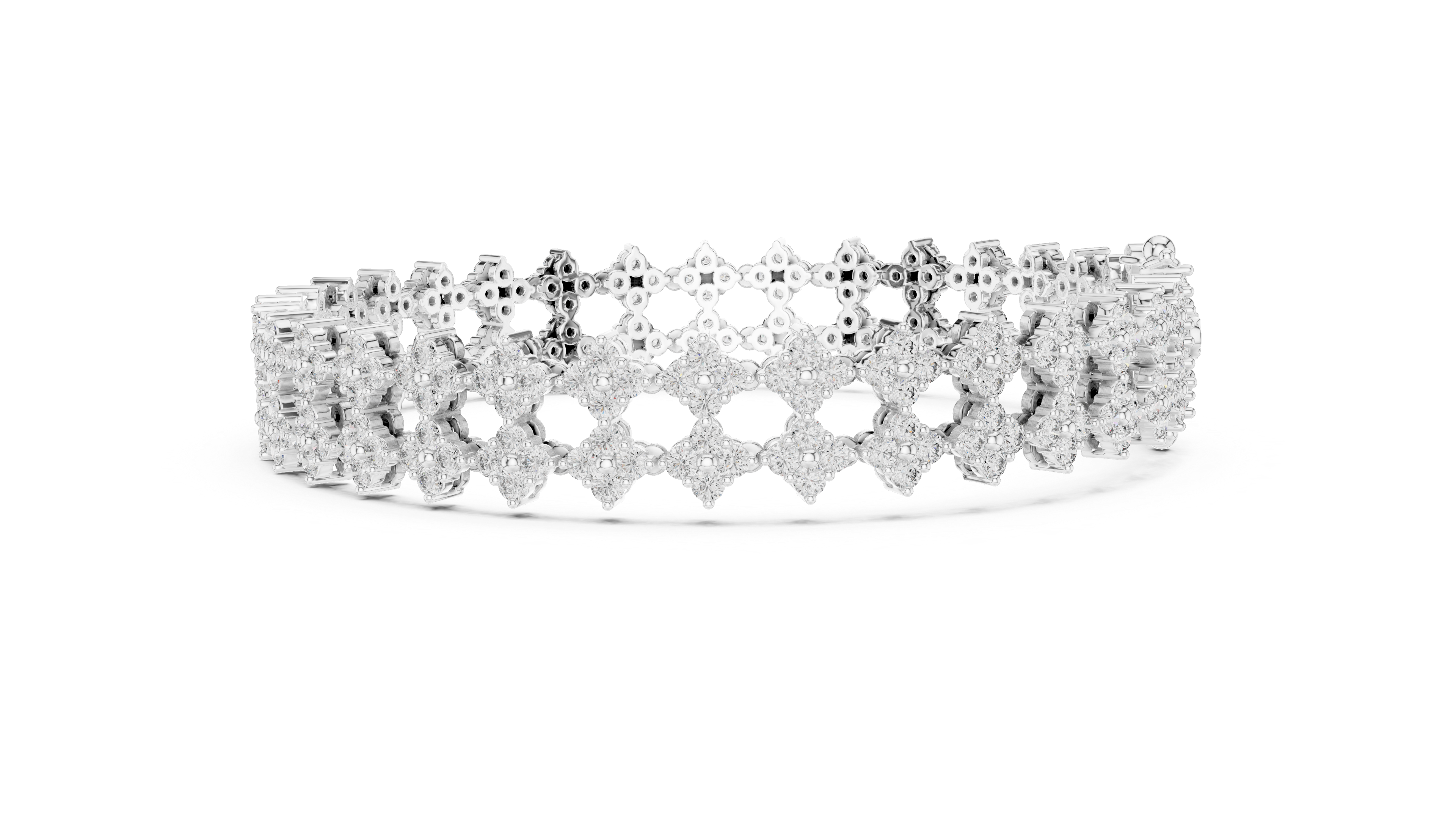 Lattice Diamond Bracelet