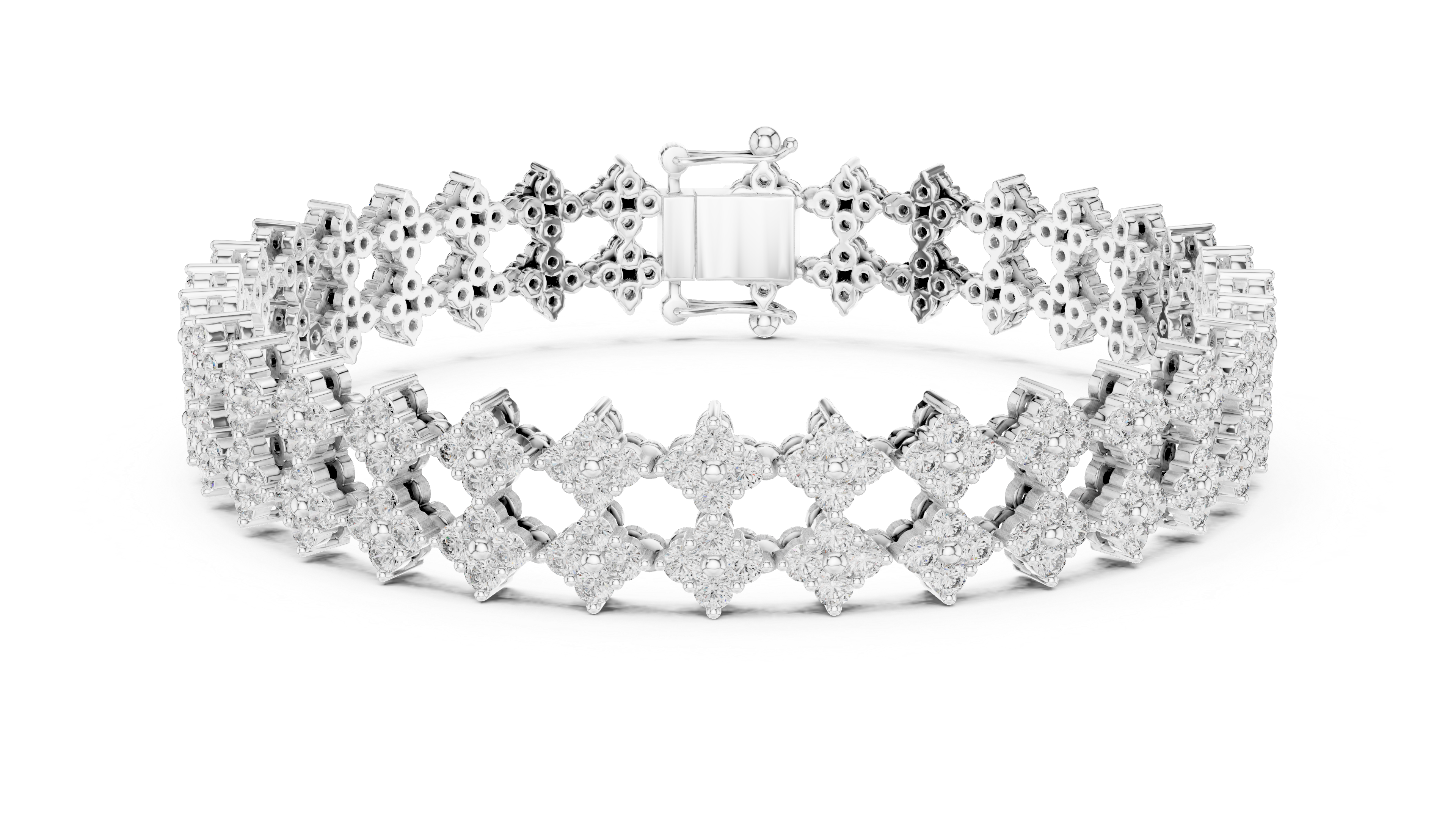 Lattice Diamond Bracelet