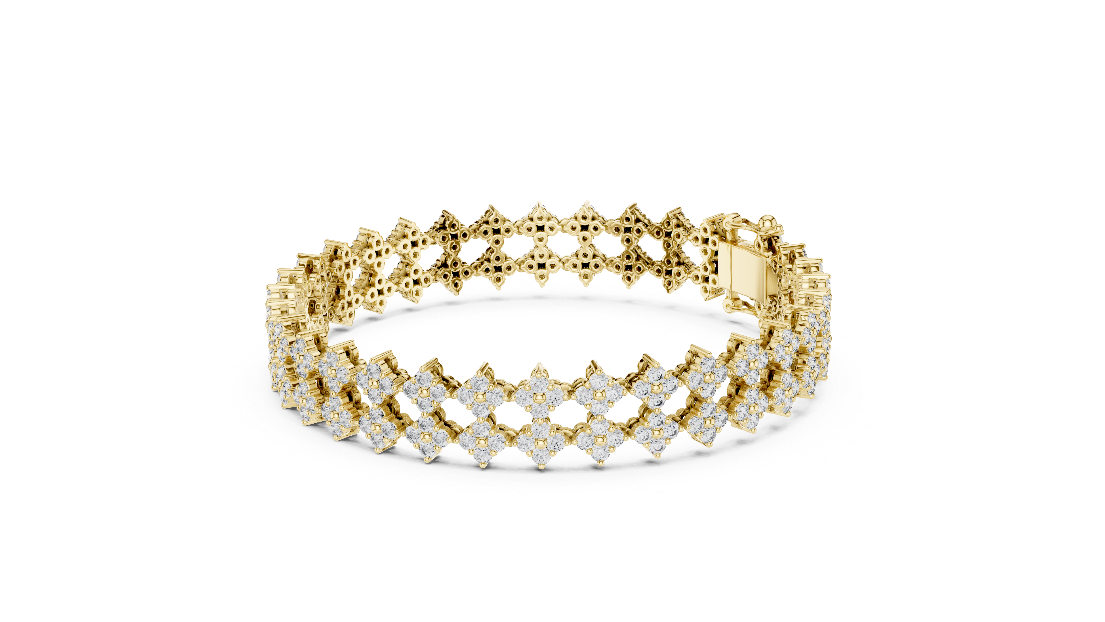Lattice Diamond Bracelet
