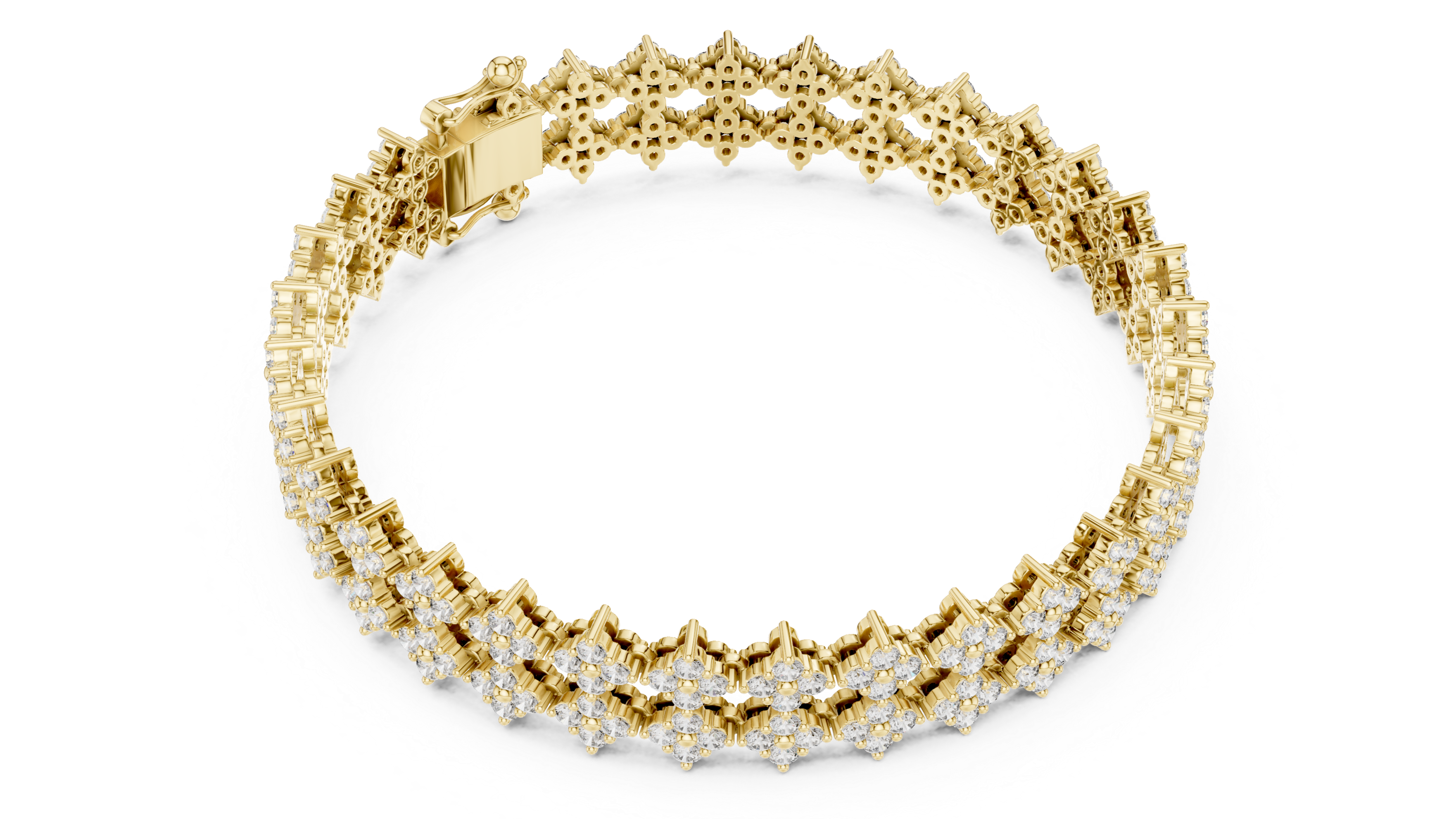 Lattice Diamond Bracelet