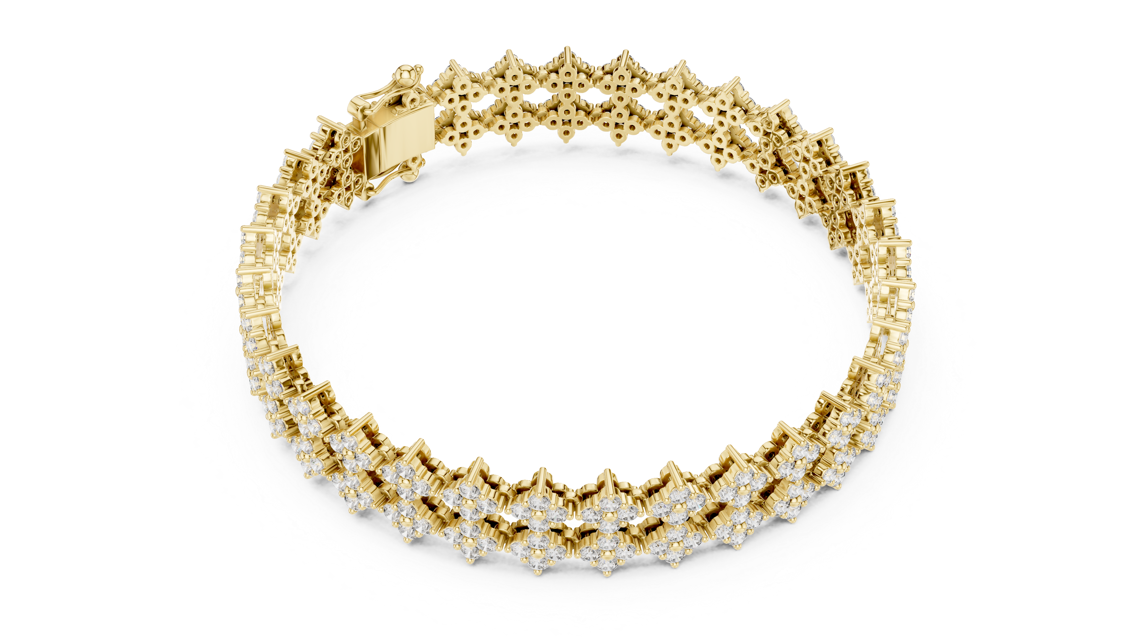 Lattice Diamond Bracelet