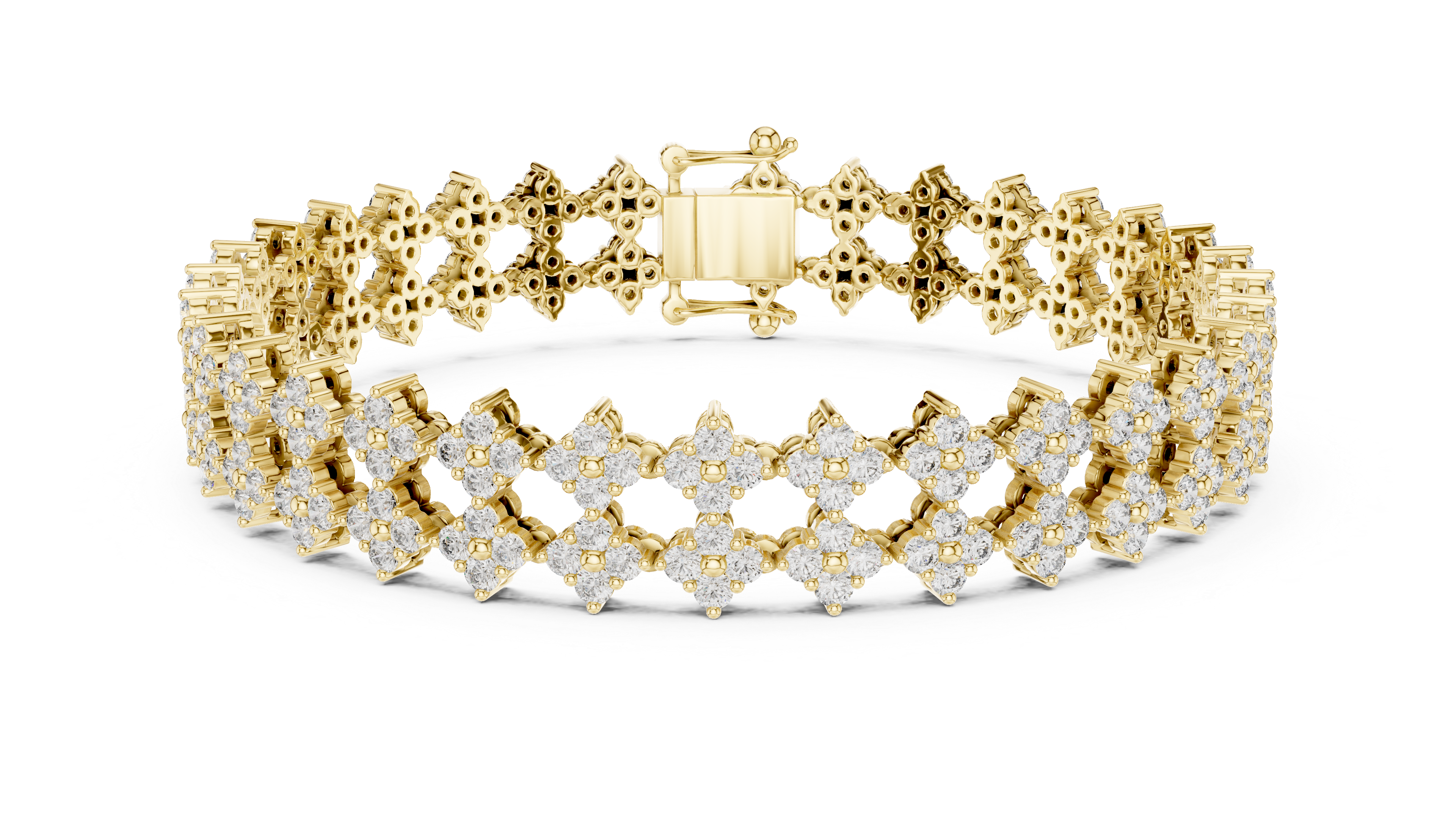 Lattice Diamond Bracelet