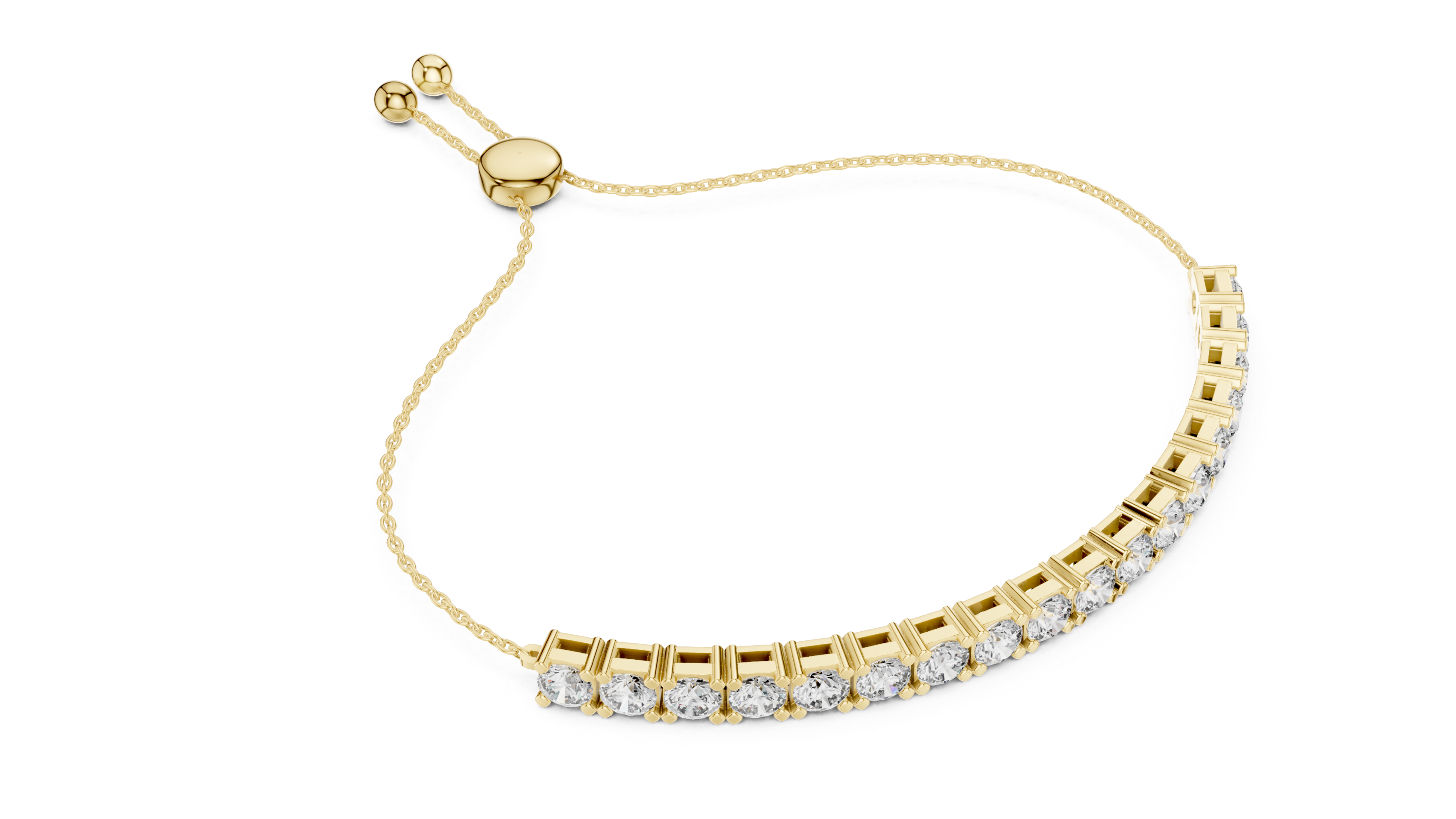 Geometric Elegance: Rose Gold and Diamond Bracelet