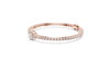 Elegant Rose Gold Diamond Tennis Bracelet