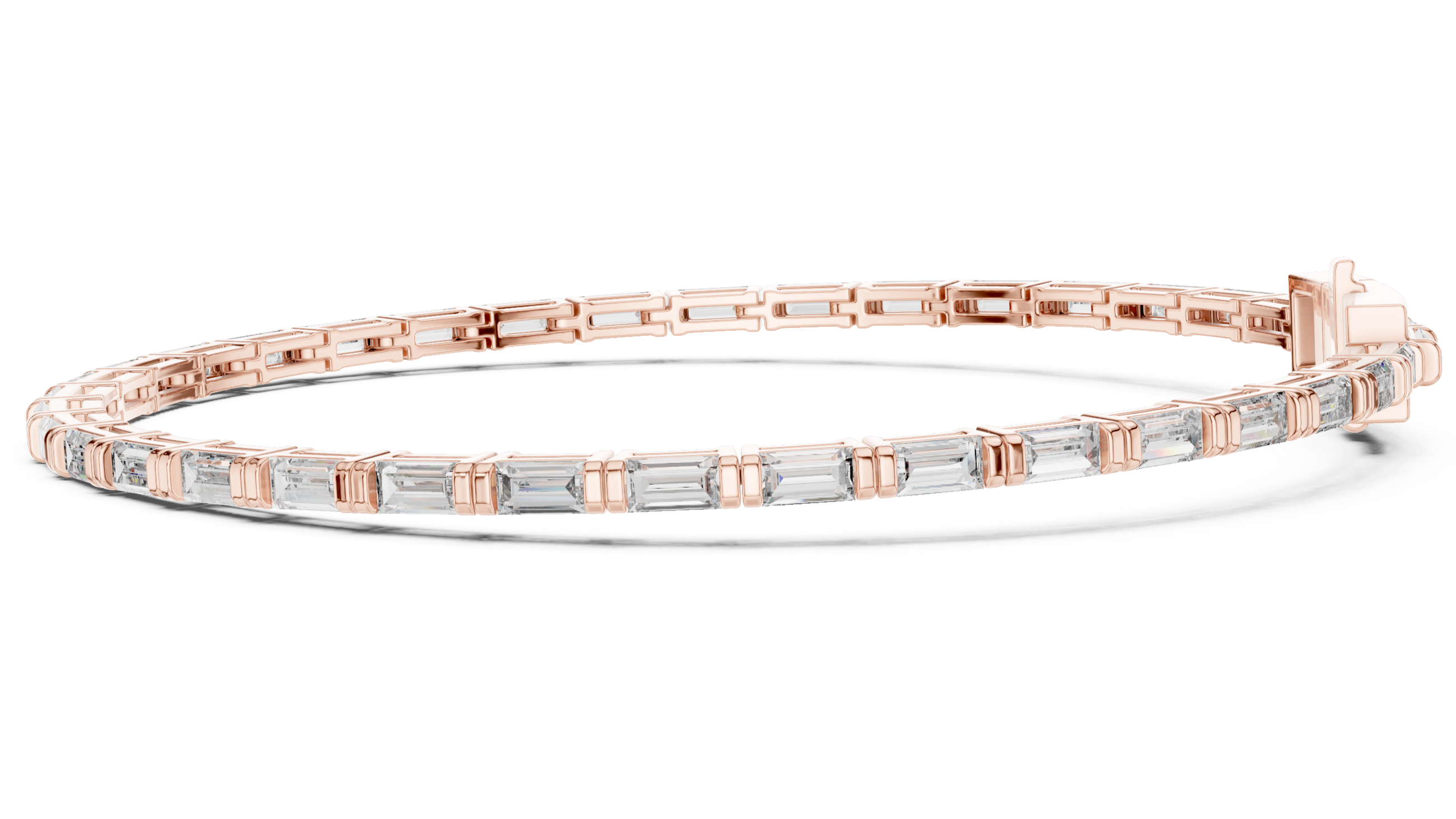 Sleek and Stylish Rose Gold Bracelet