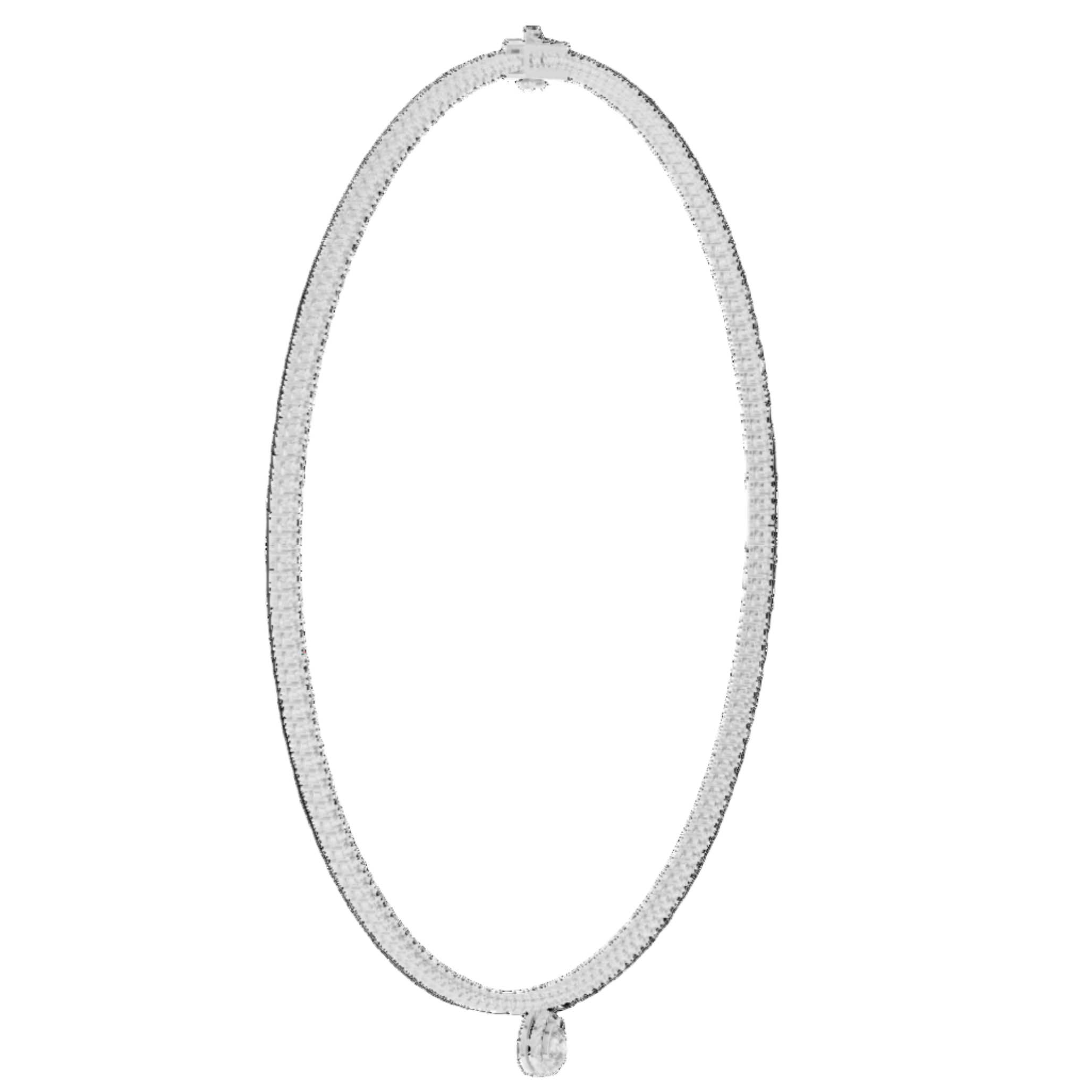 Golden Halo Teardrop Necklace