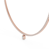 Golden Radiance Diamond Necklace''