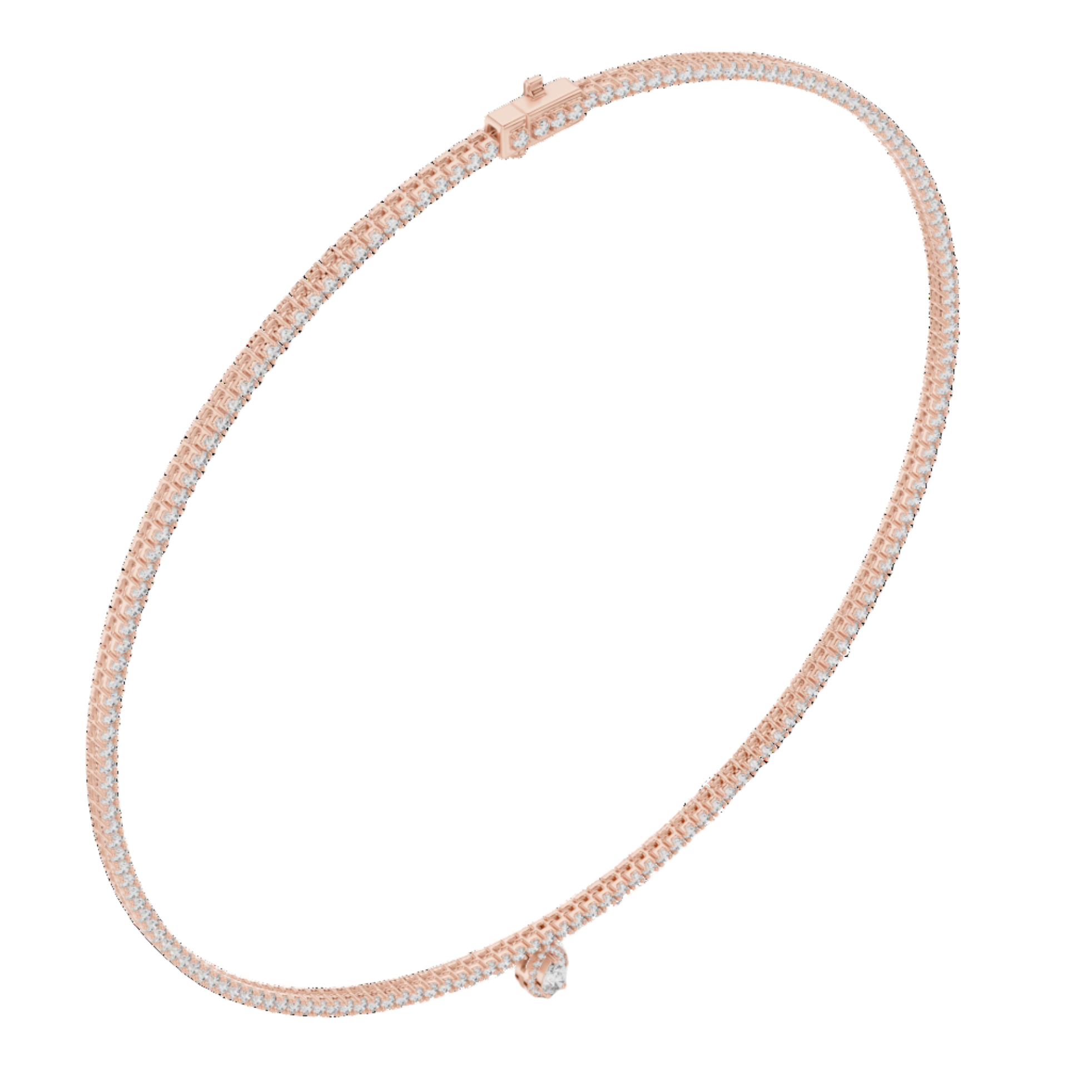 Golden Radiance Diamond Necklace