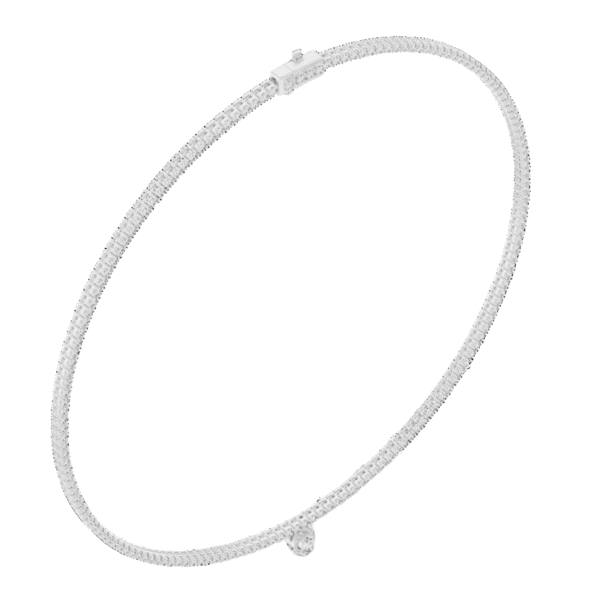 Golden Radiance Diamond Necklace