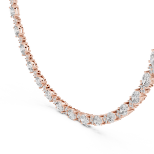 Lustrous Curve Diamond Necklace
