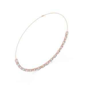 Lustrous Curve Diamond Necklace