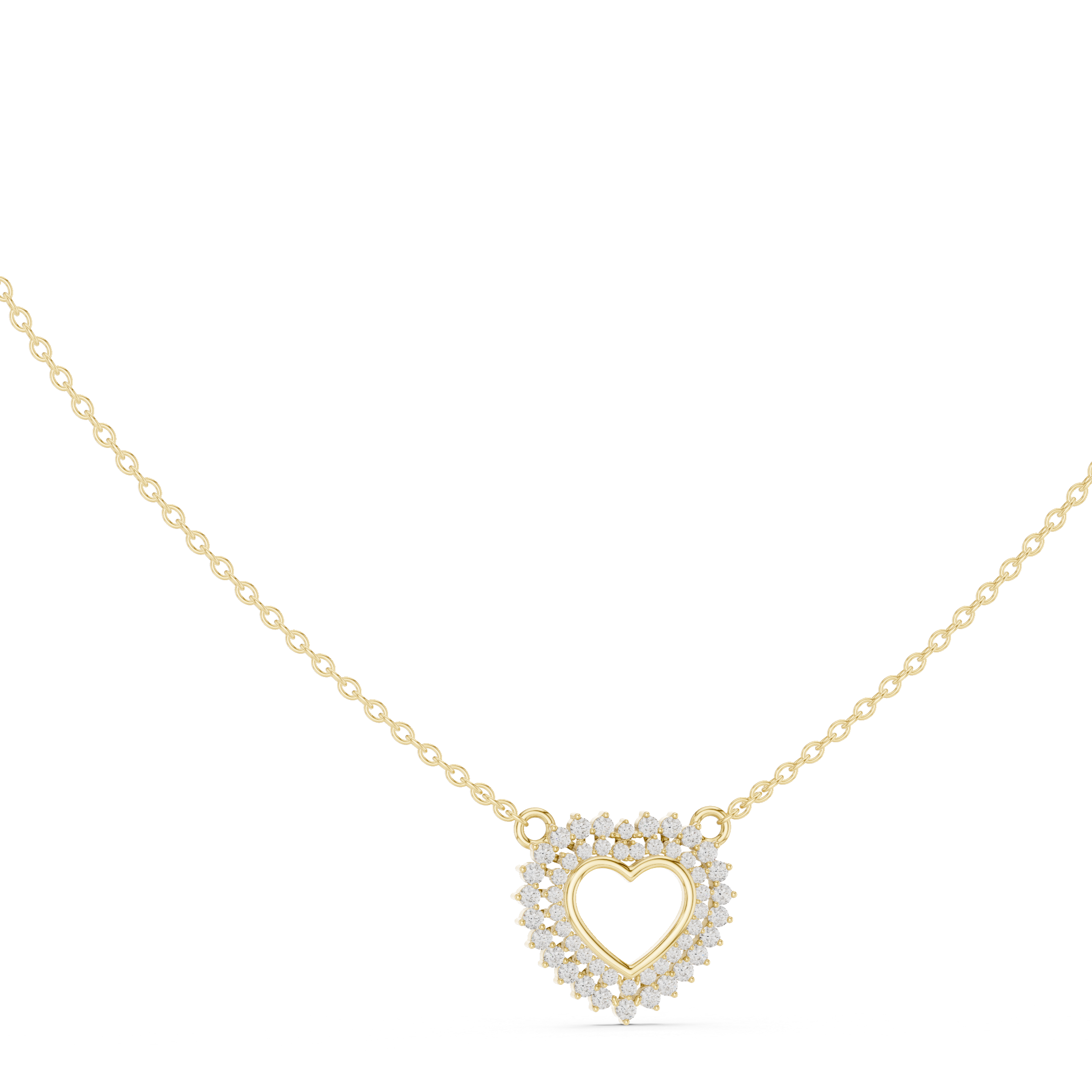 Forever Embrace Diamond Heart Pendant