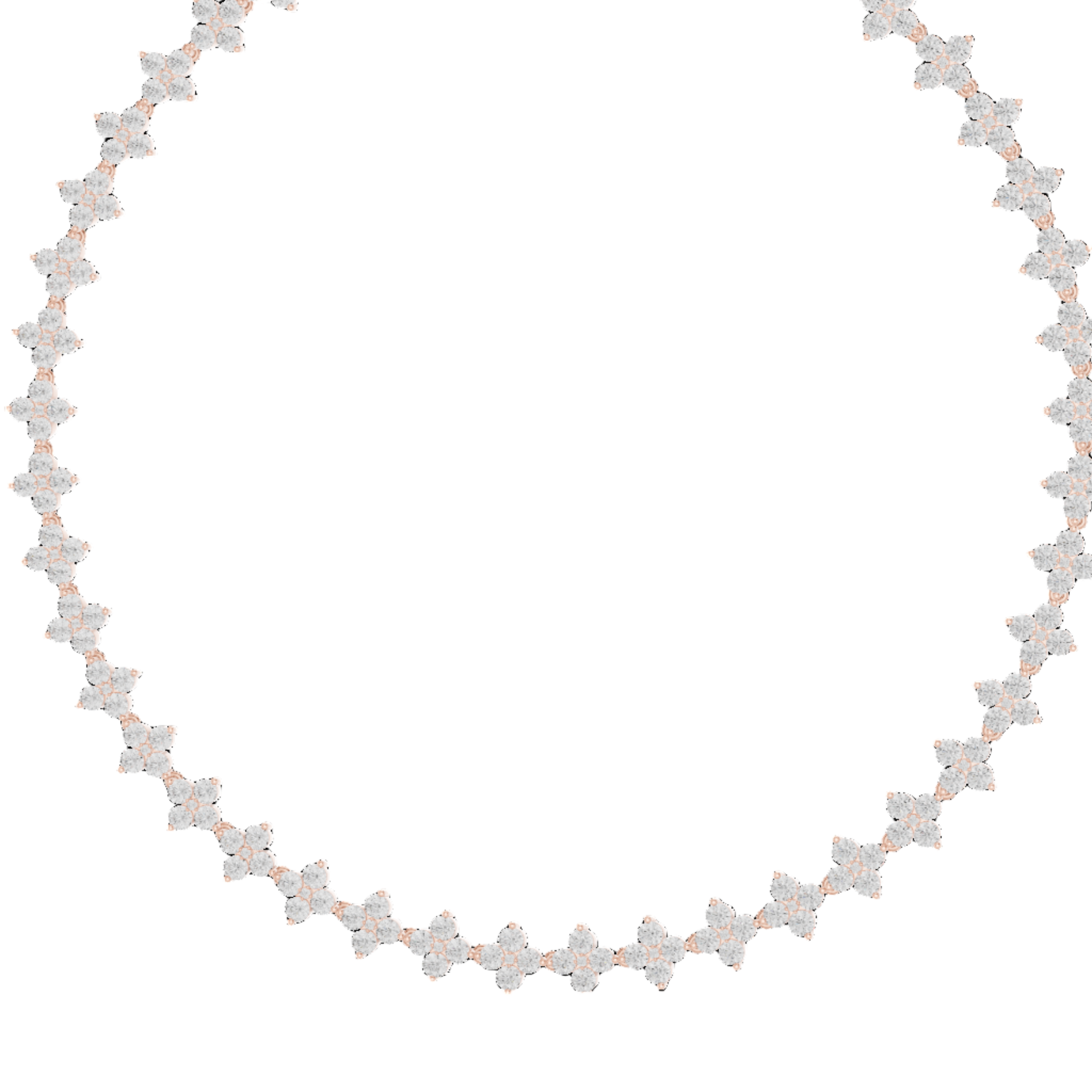 Blossom Symphony Diamond Necklace