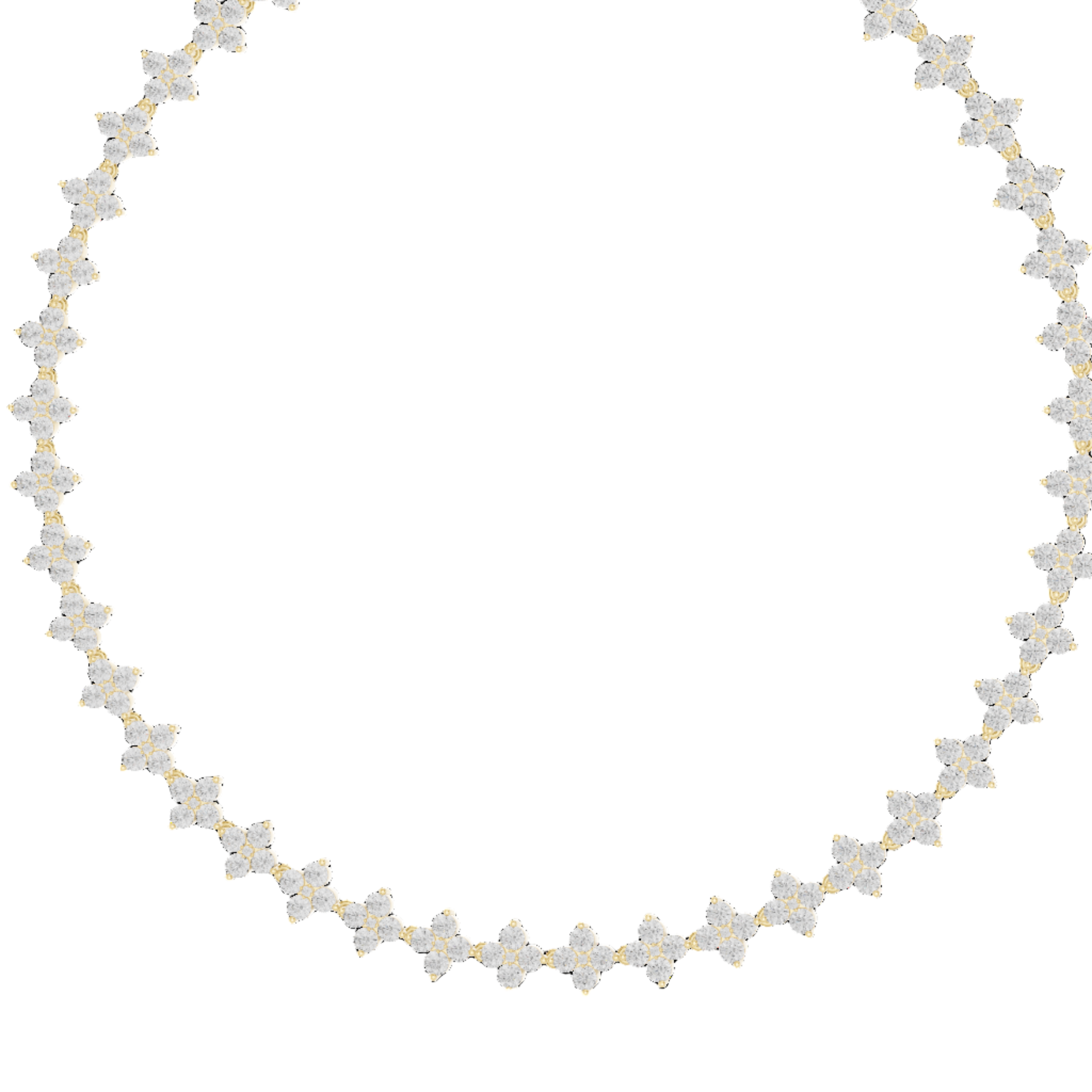 Blossom Symphony Diamond Necklace