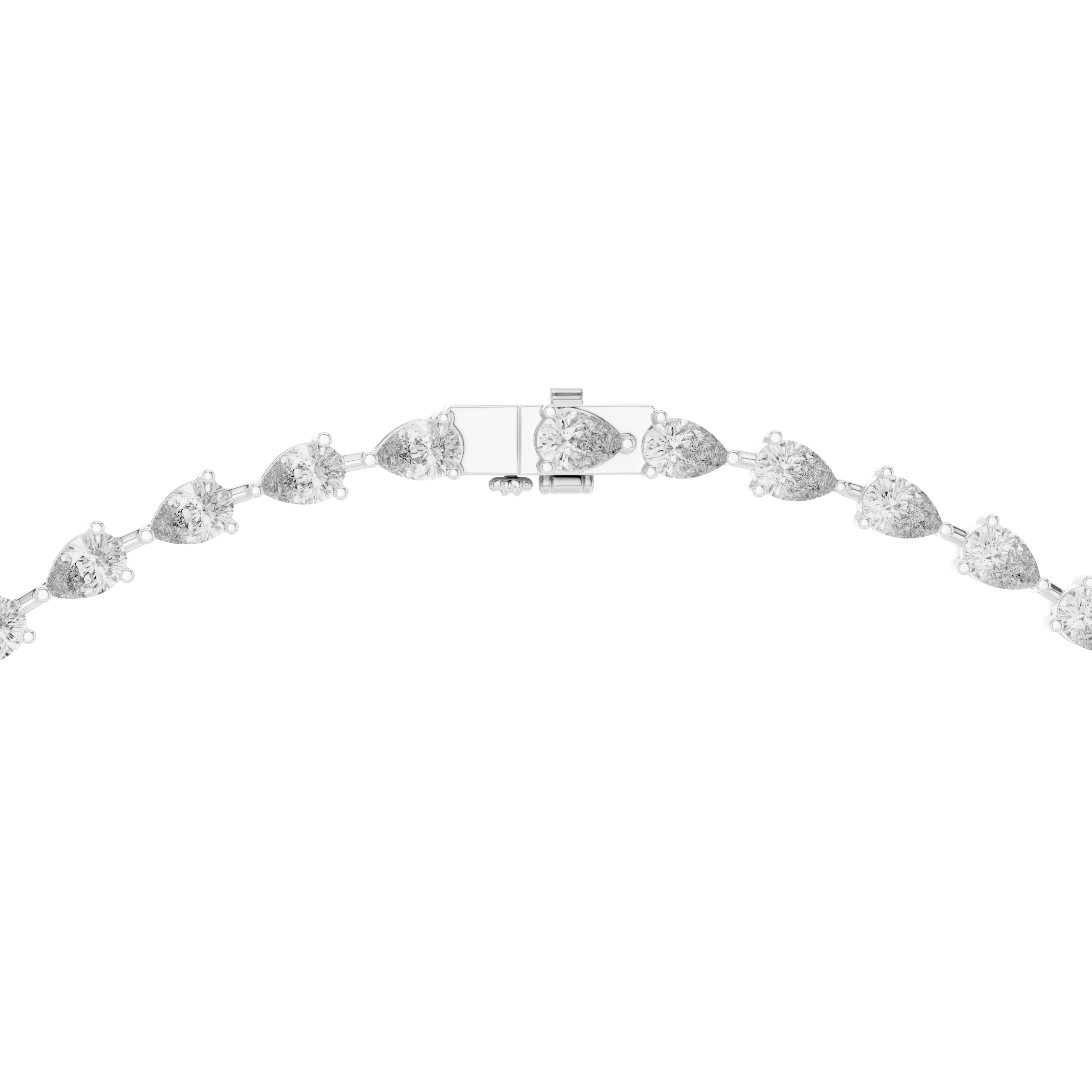 Teardrop Elegance Lariat Necklace