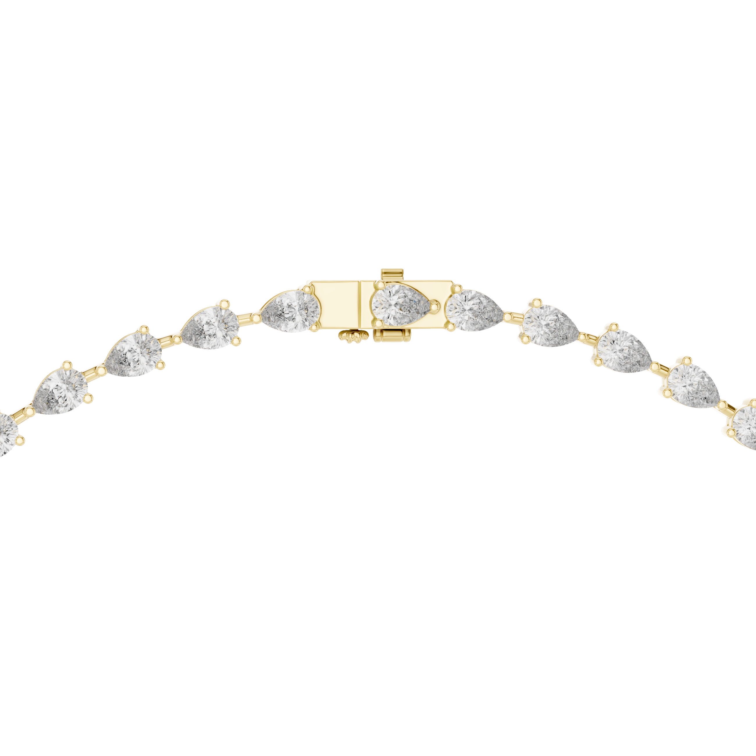 Teardrop Elegance Lariat Necklace