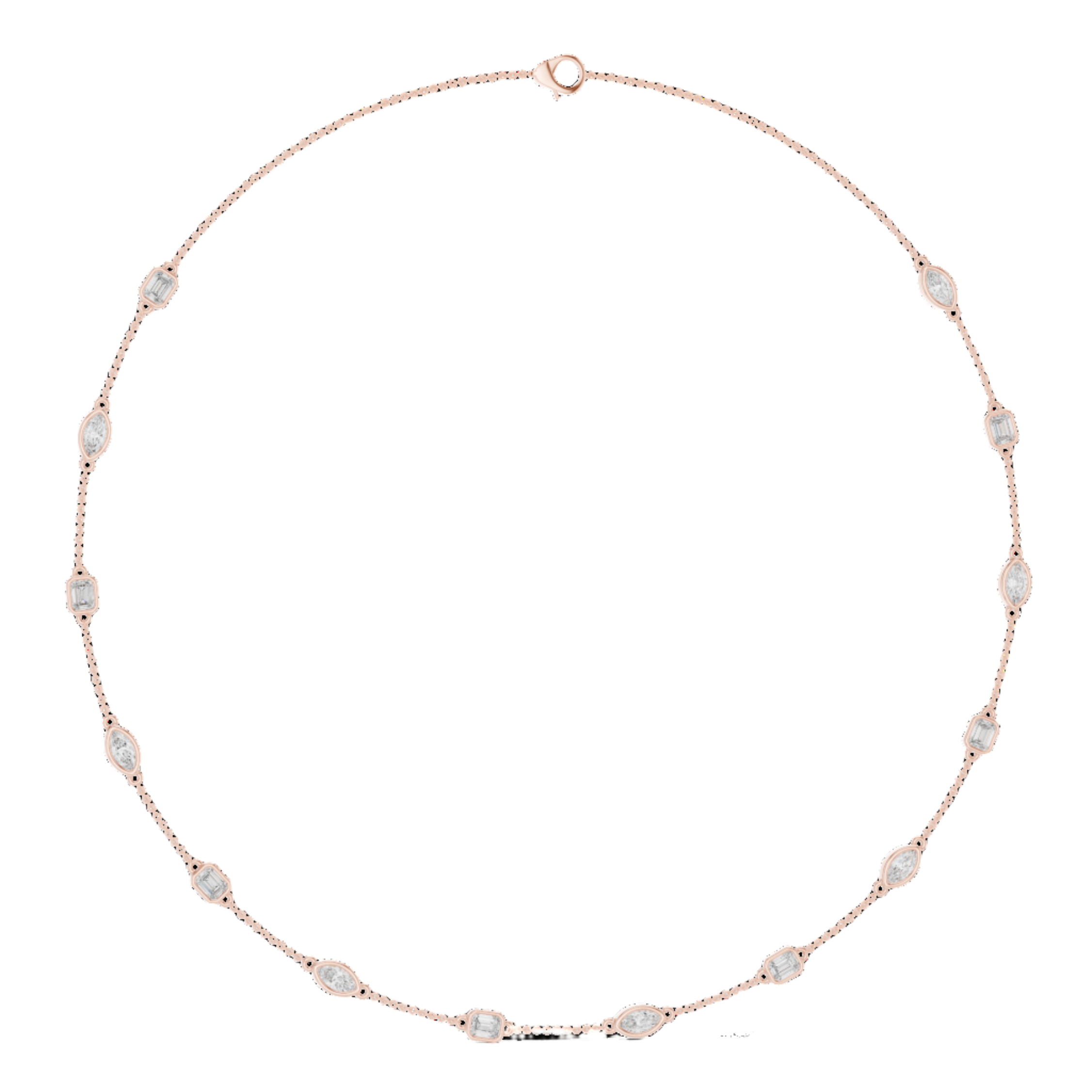 Starlit Path Diamond Necklace