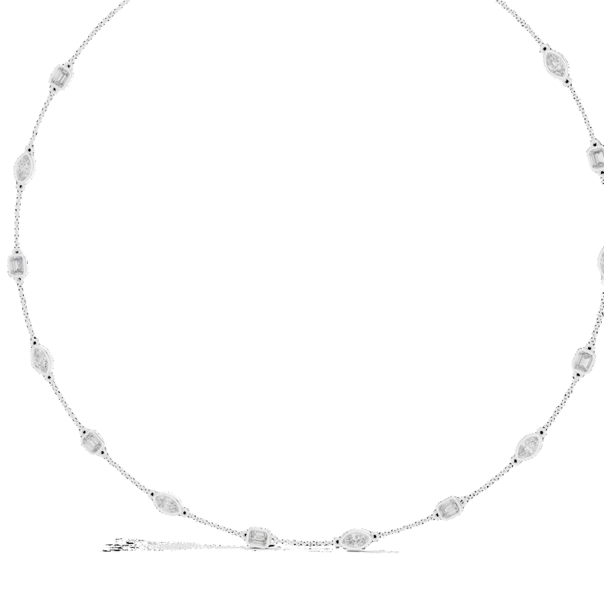 Starlit Path Diamond Necklace