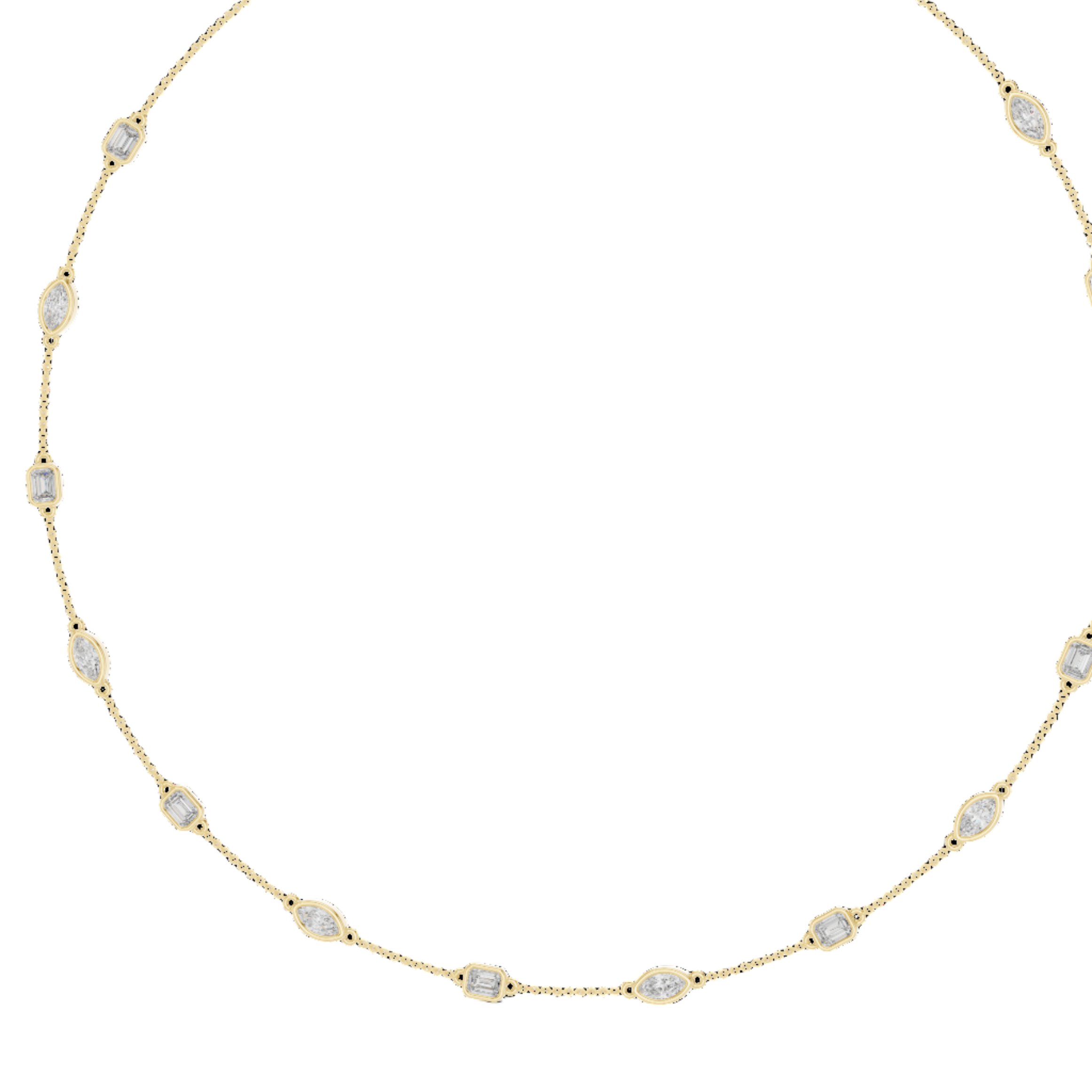 Starlit Path Diamond Necklace