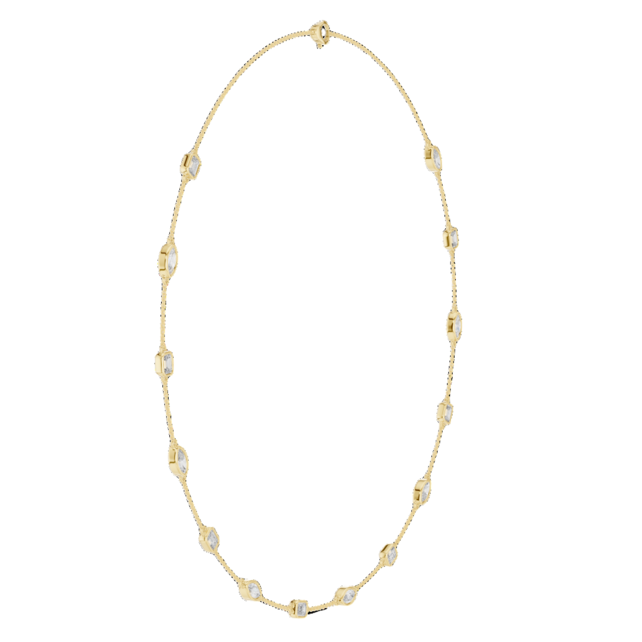 Starlit Path Diamond Necklace