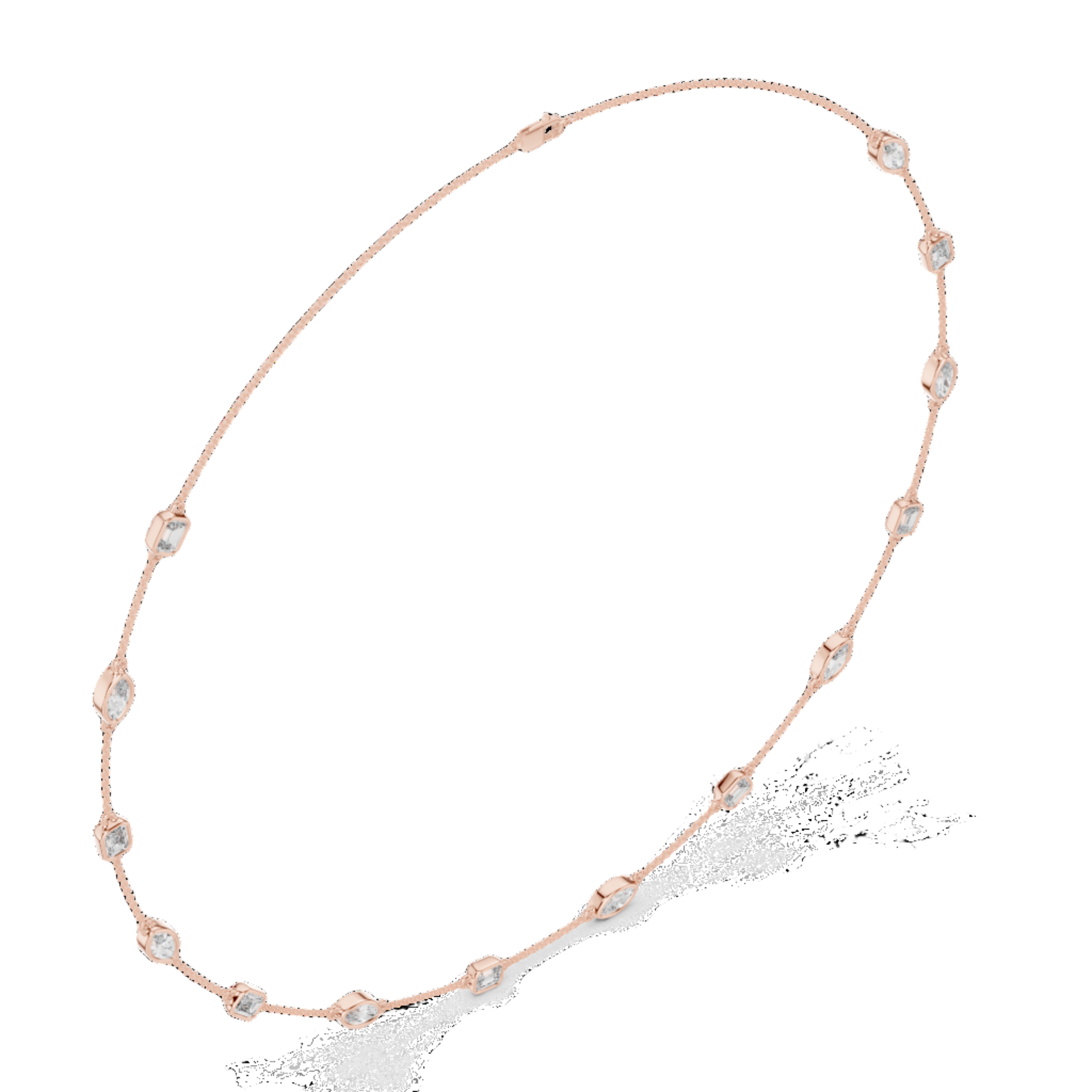 Starlit Grace Diamond Necklace