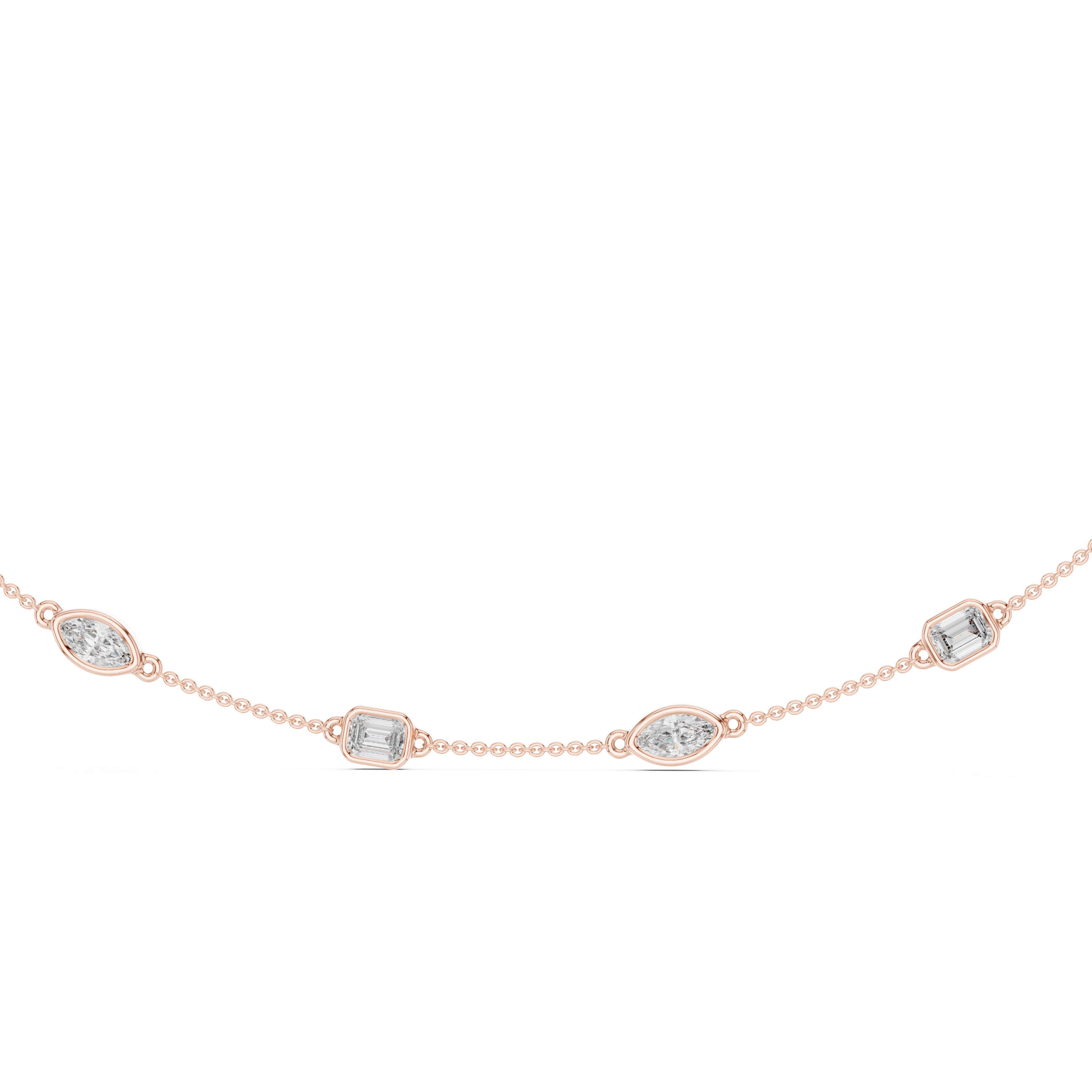 Starlit Grace Diamond Necklace
