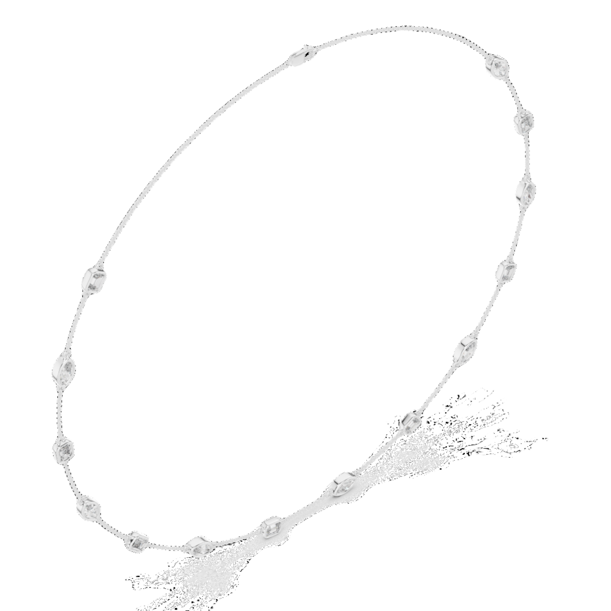 Starlit Grace Diamond Necklace