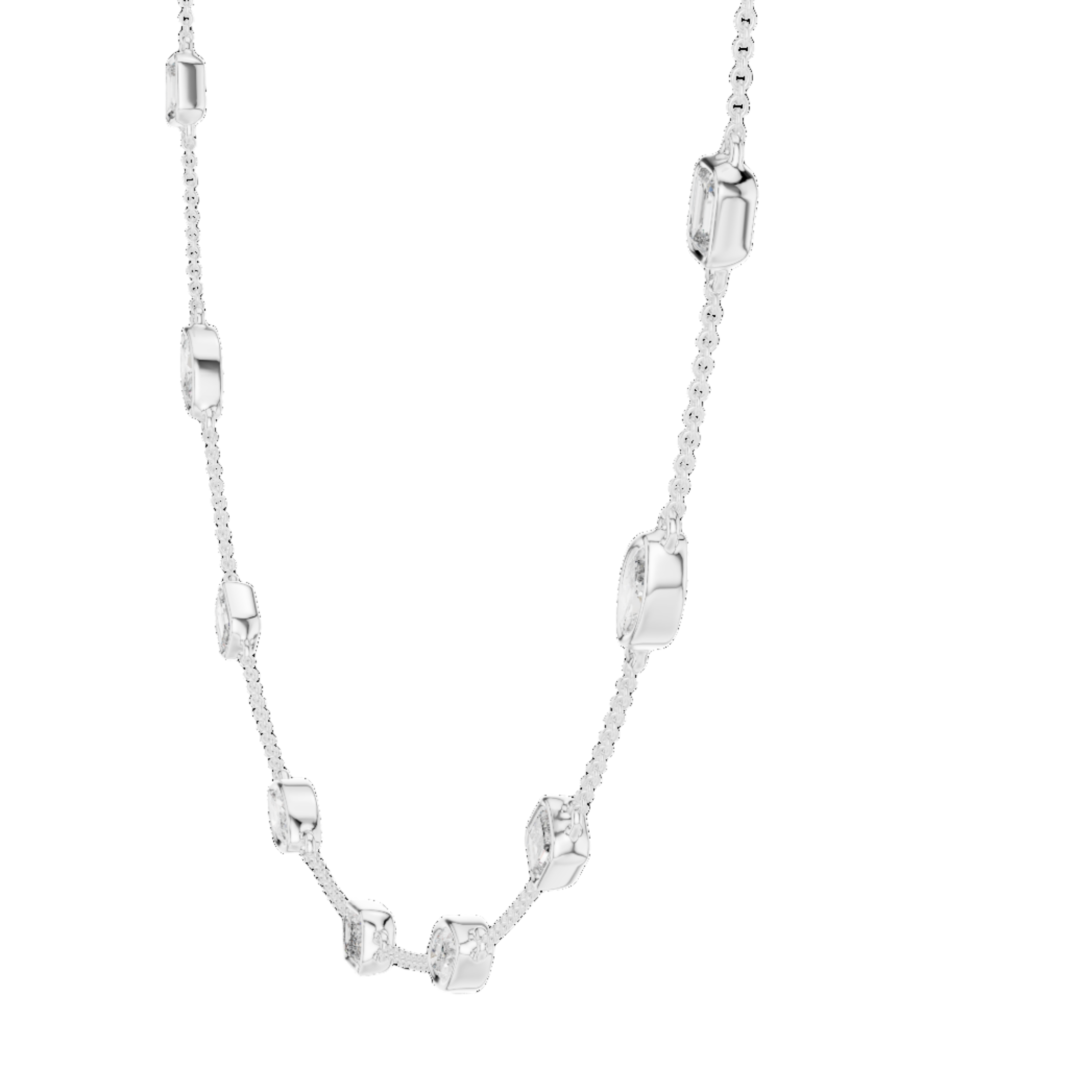 Starlit Grace Diamond Necklace