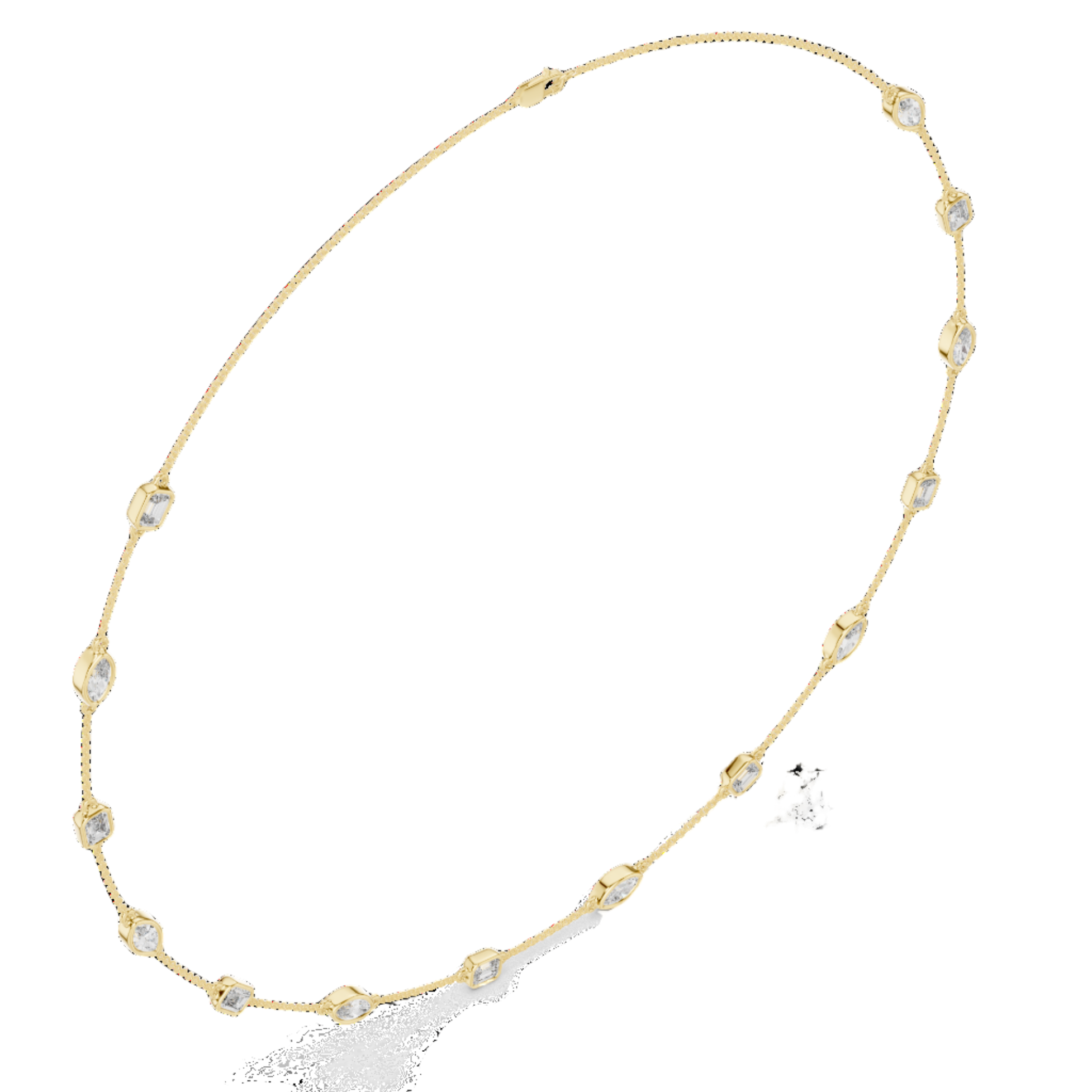 Starlit Grace Diamond Necklace