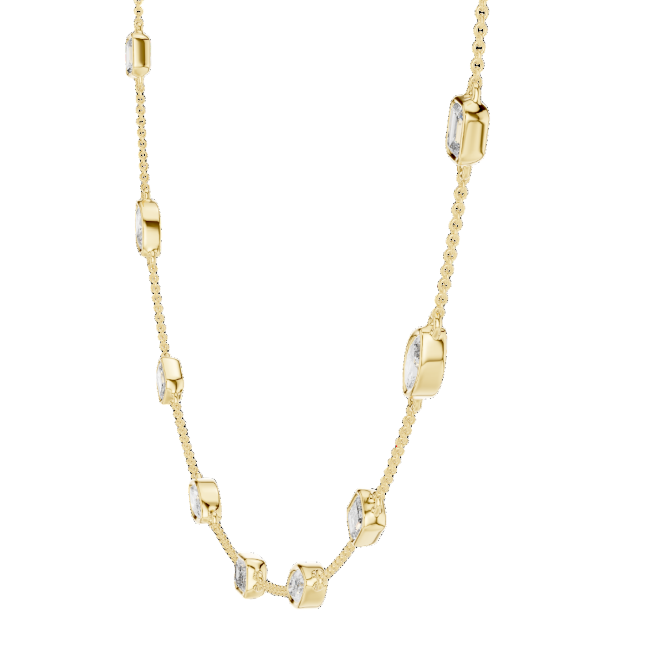 Starlit Grace Diamond Necklace