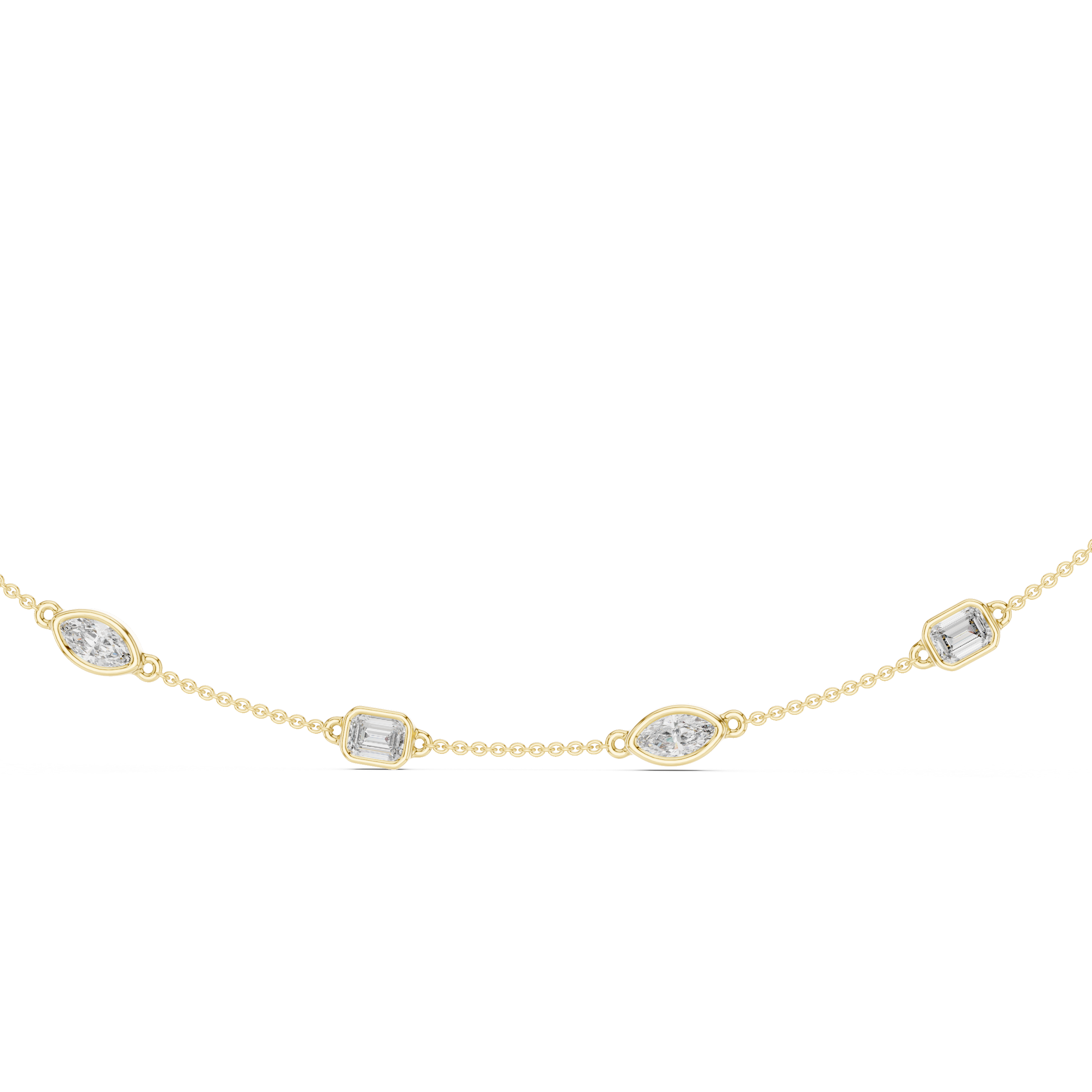 Starlit Grace Diamond Necklace