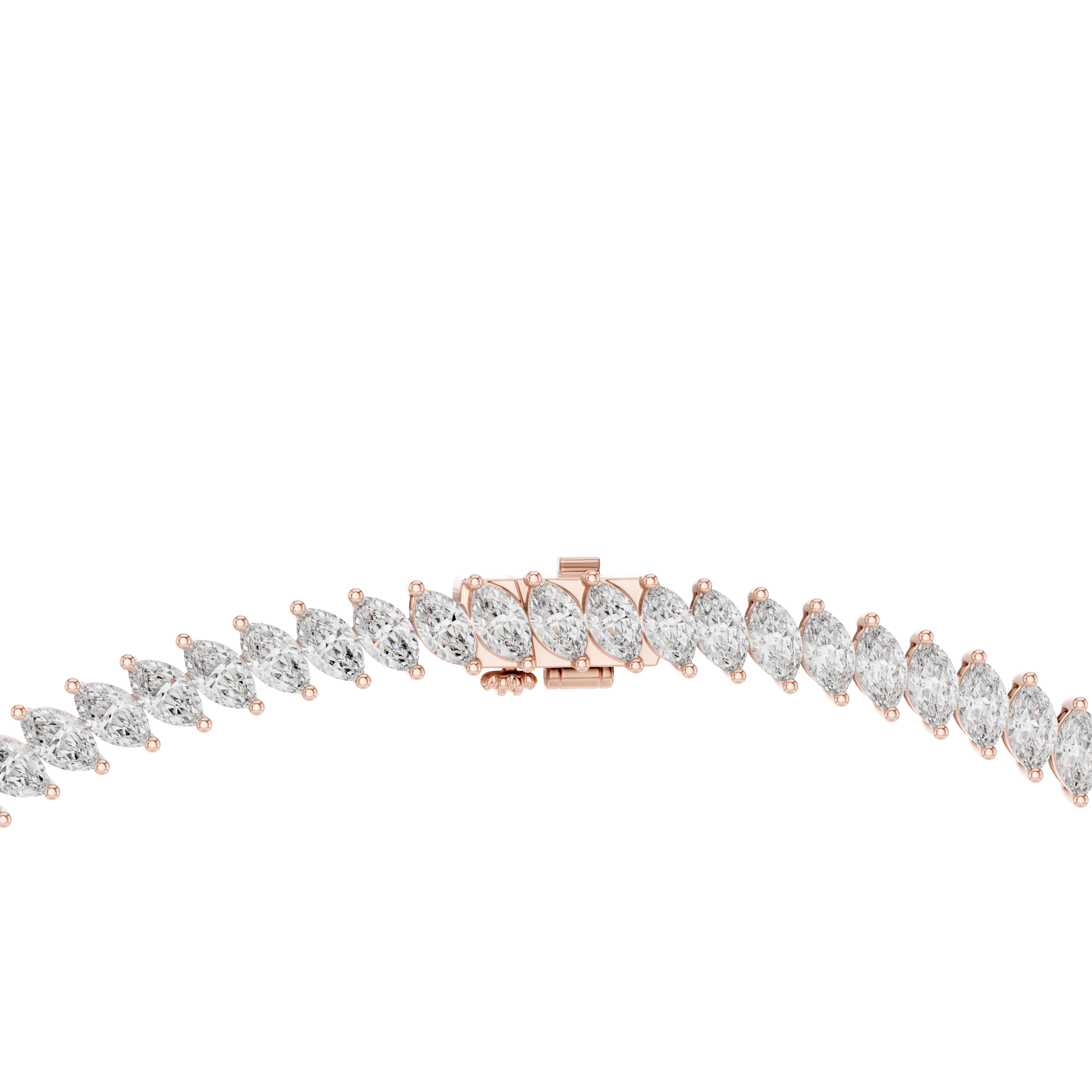 Eternal Flame Diamond Collar Necklace