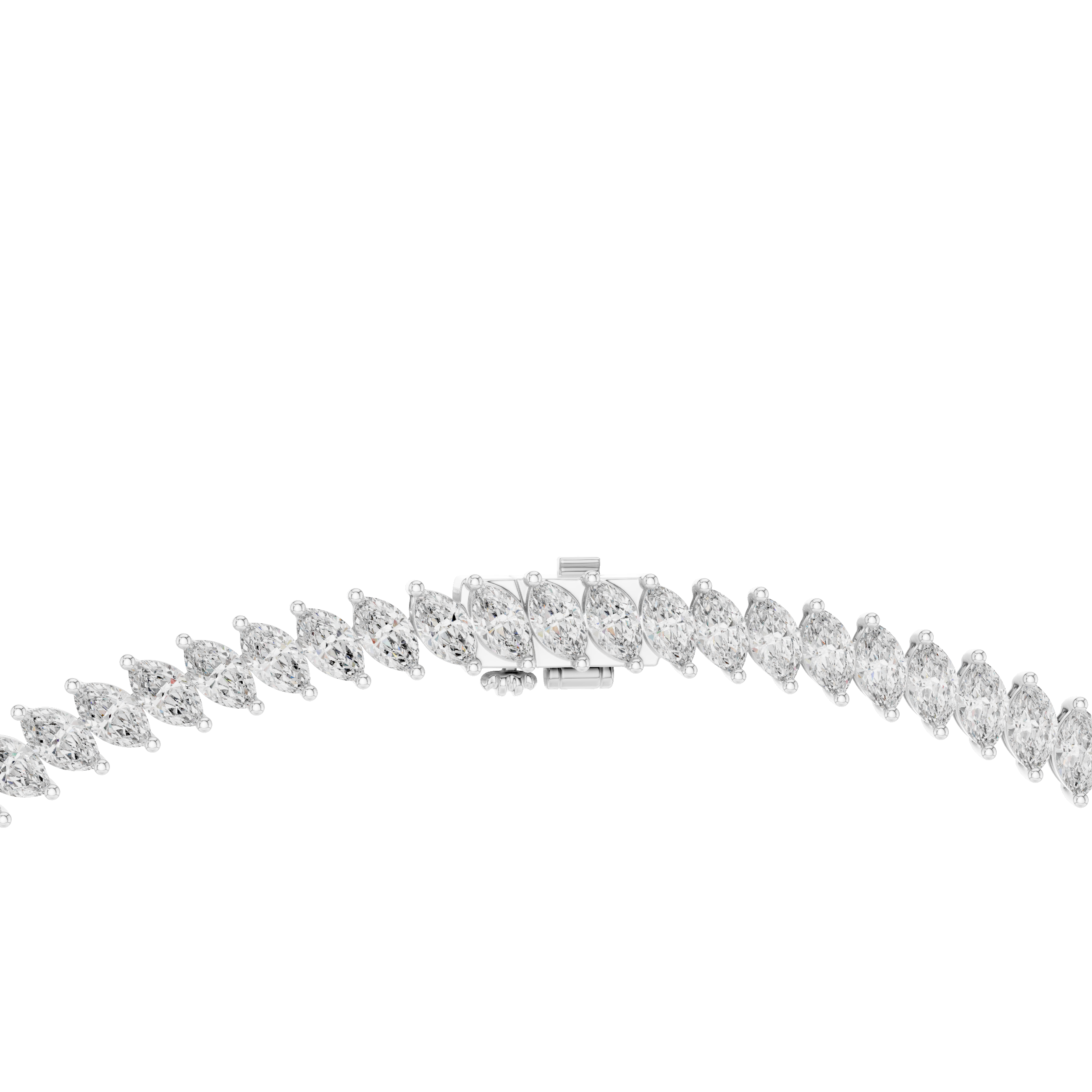 Eternal Flame Diamond Collar Necklace