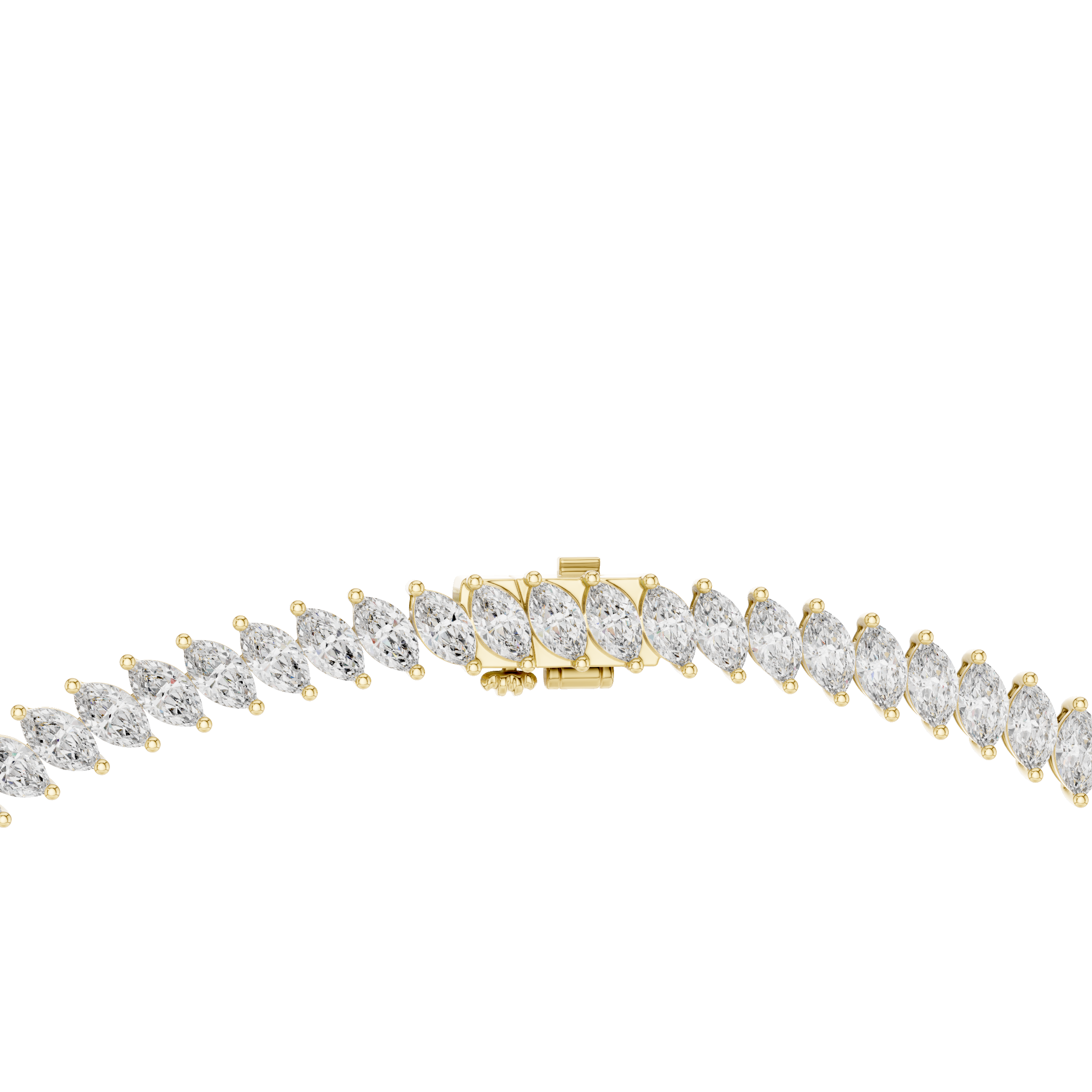 Eternal Flame Diamond Collar Necklace